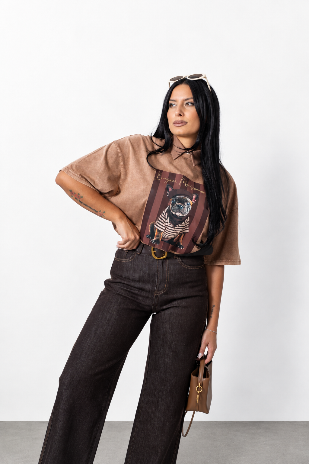 T-Shirt Bull Camel
