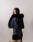 Giacca Blue Fur