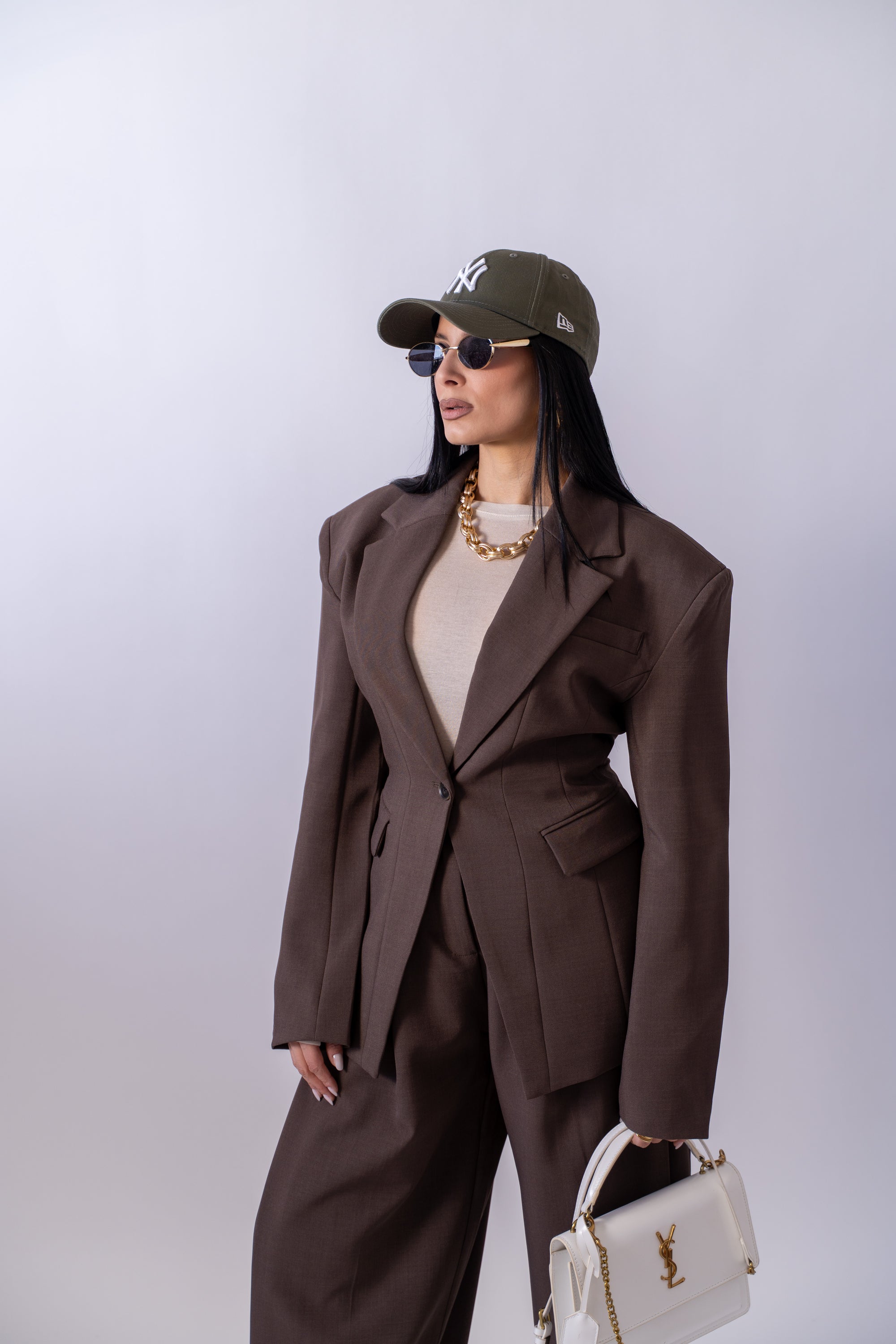 Giacca Avvitata Brown - Stylish Moda