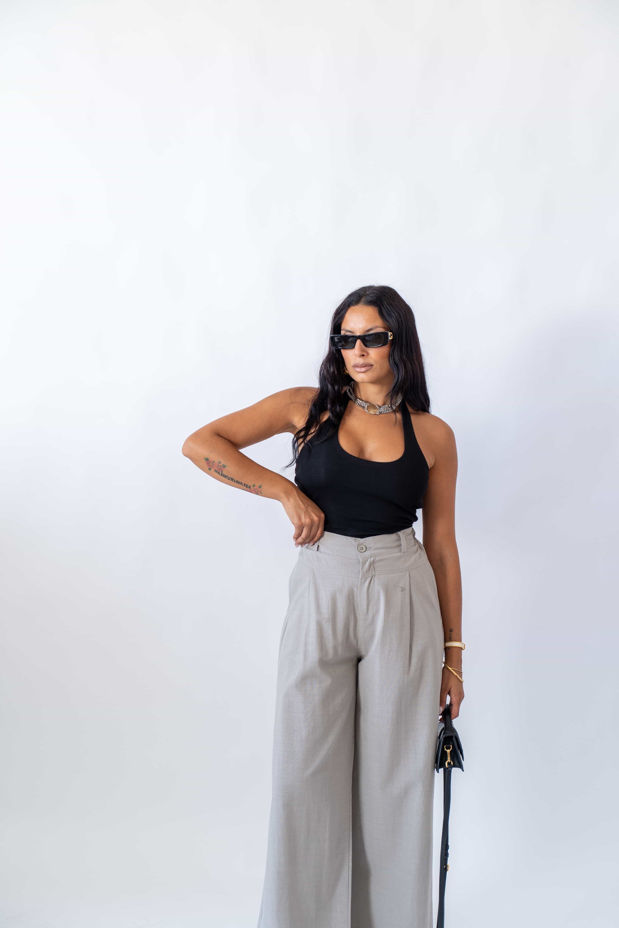 Top Crop Black