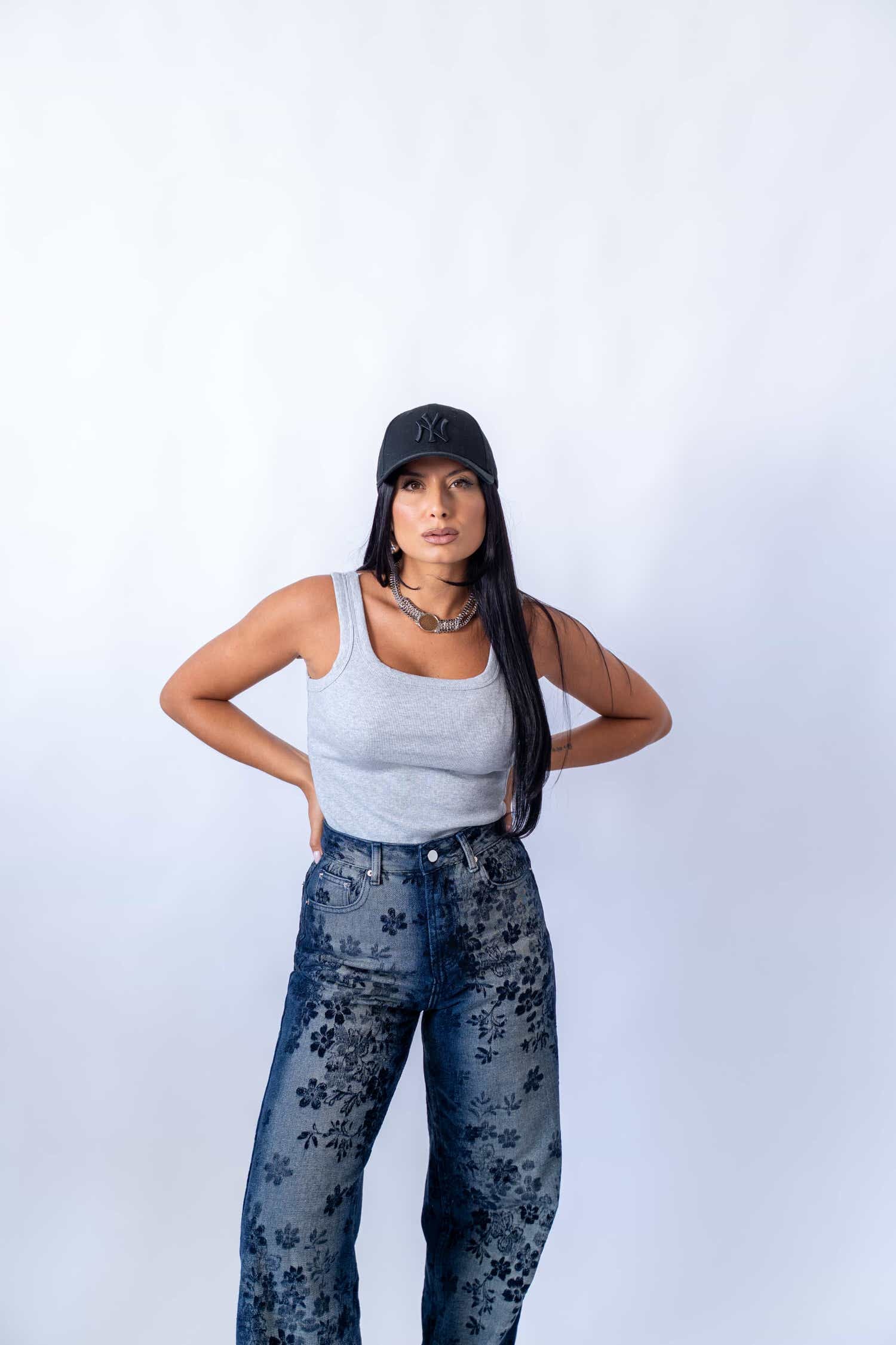Canotta A Costine Grey