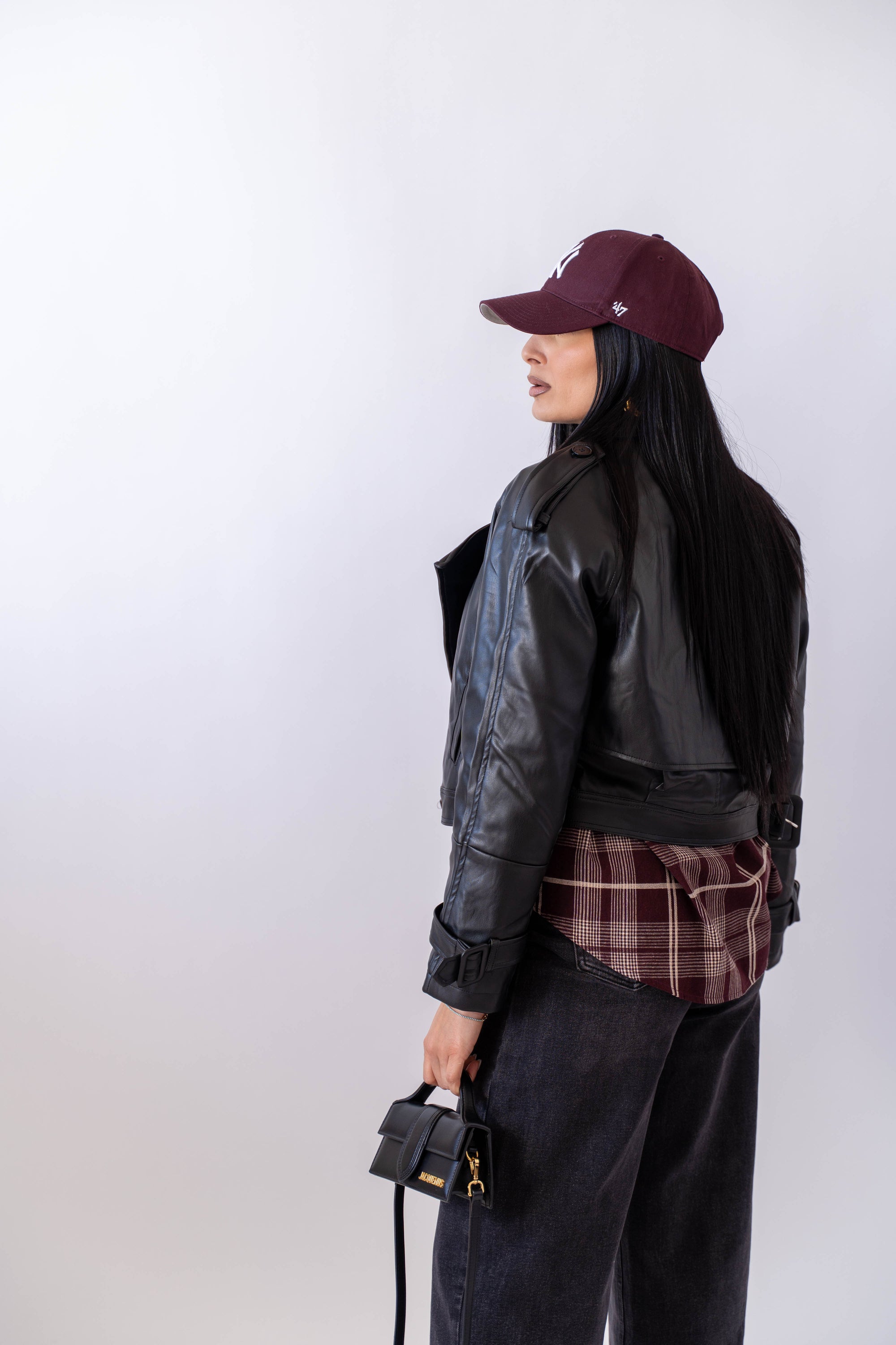 Chiodo In Ecopelle Black - Stylish Moda