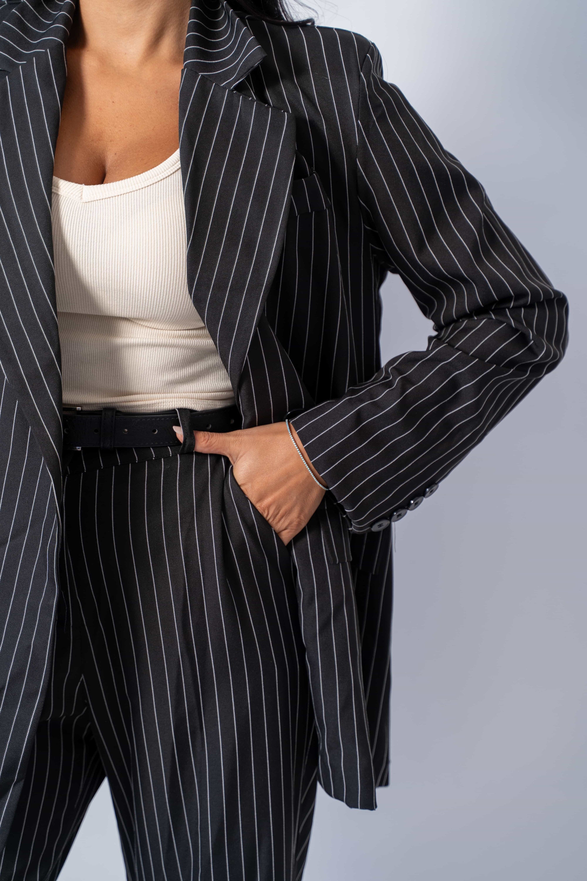 Tailleur Gessato Doppio Petto