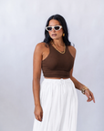 Top Crop Brown