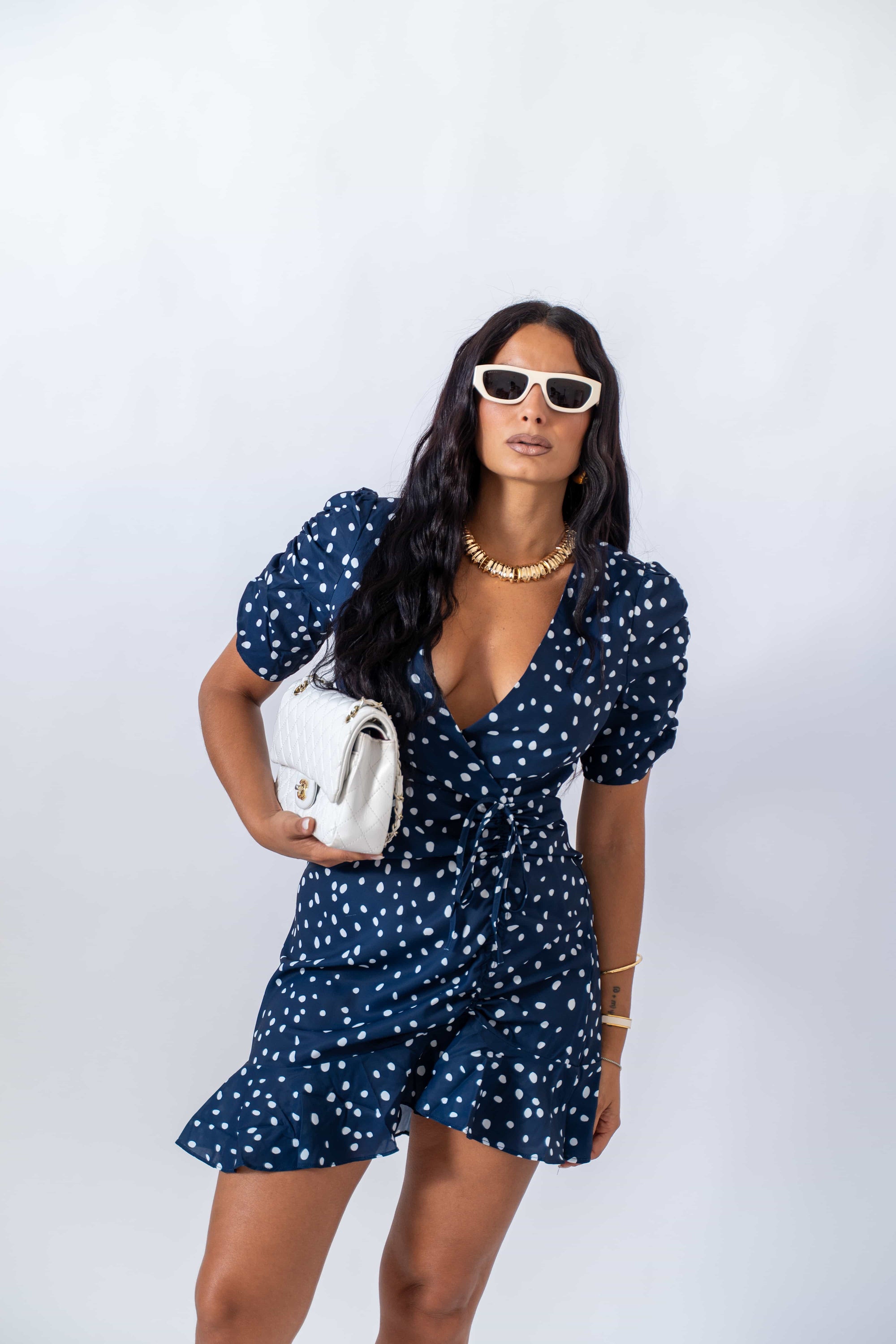 Mini Dress a Pois