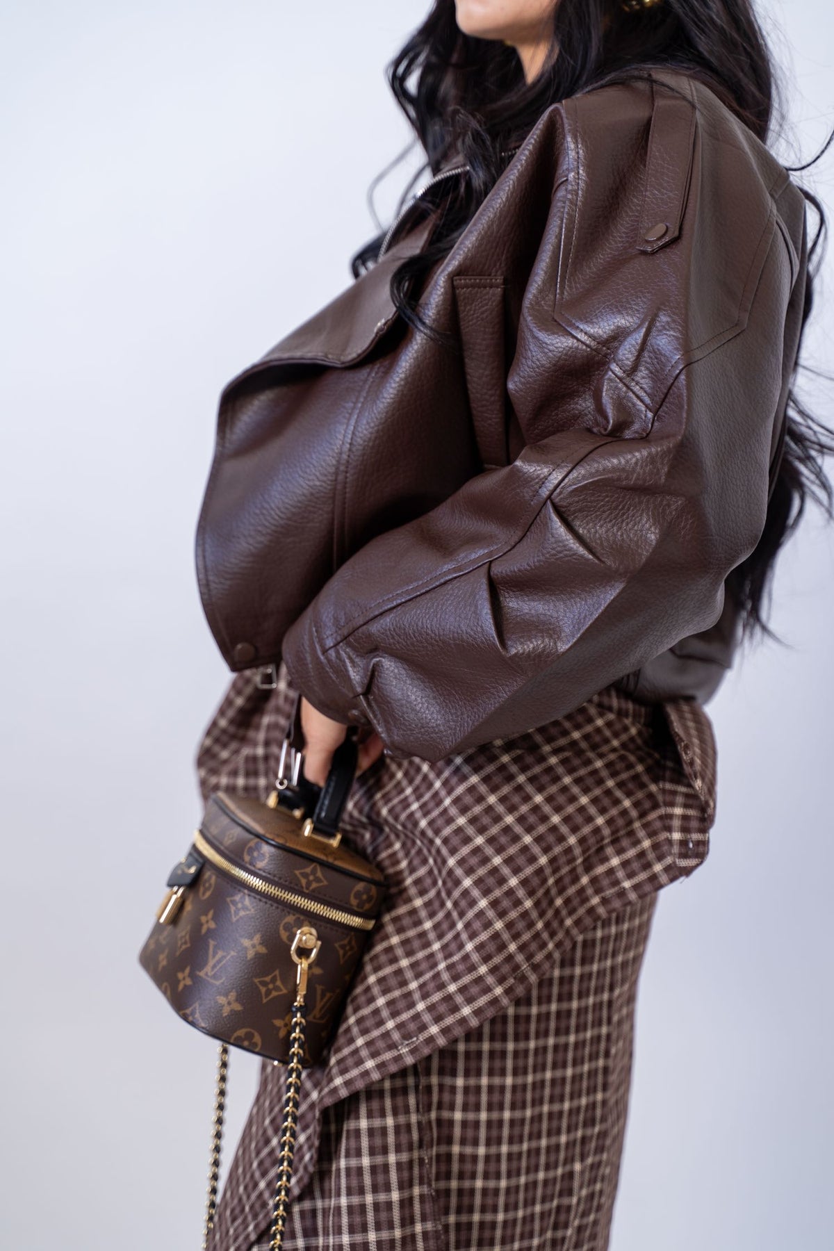 Chiodo Crop Brown