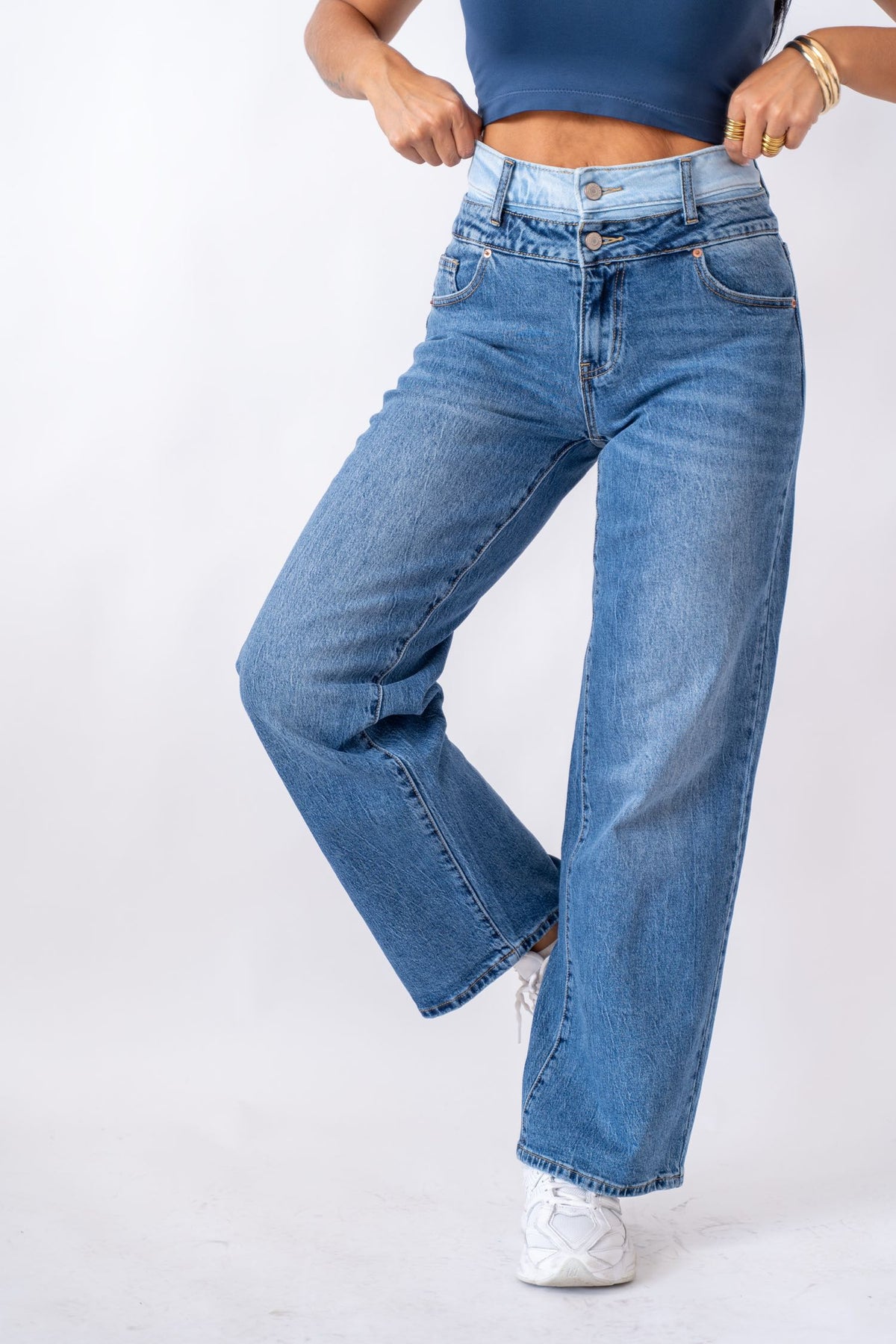Jeans Double Closure