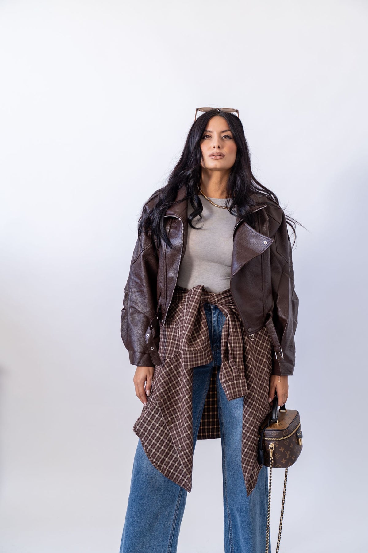 Chiodo Crop Brown