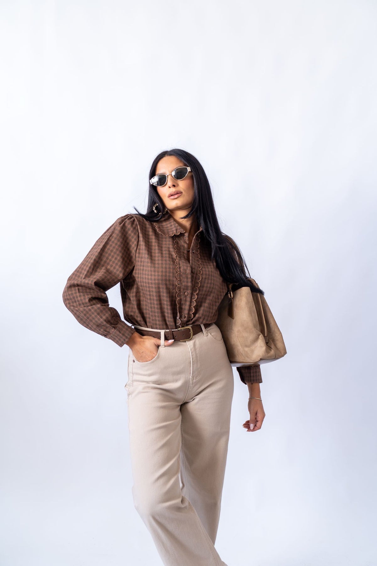 Camicia Square Brown