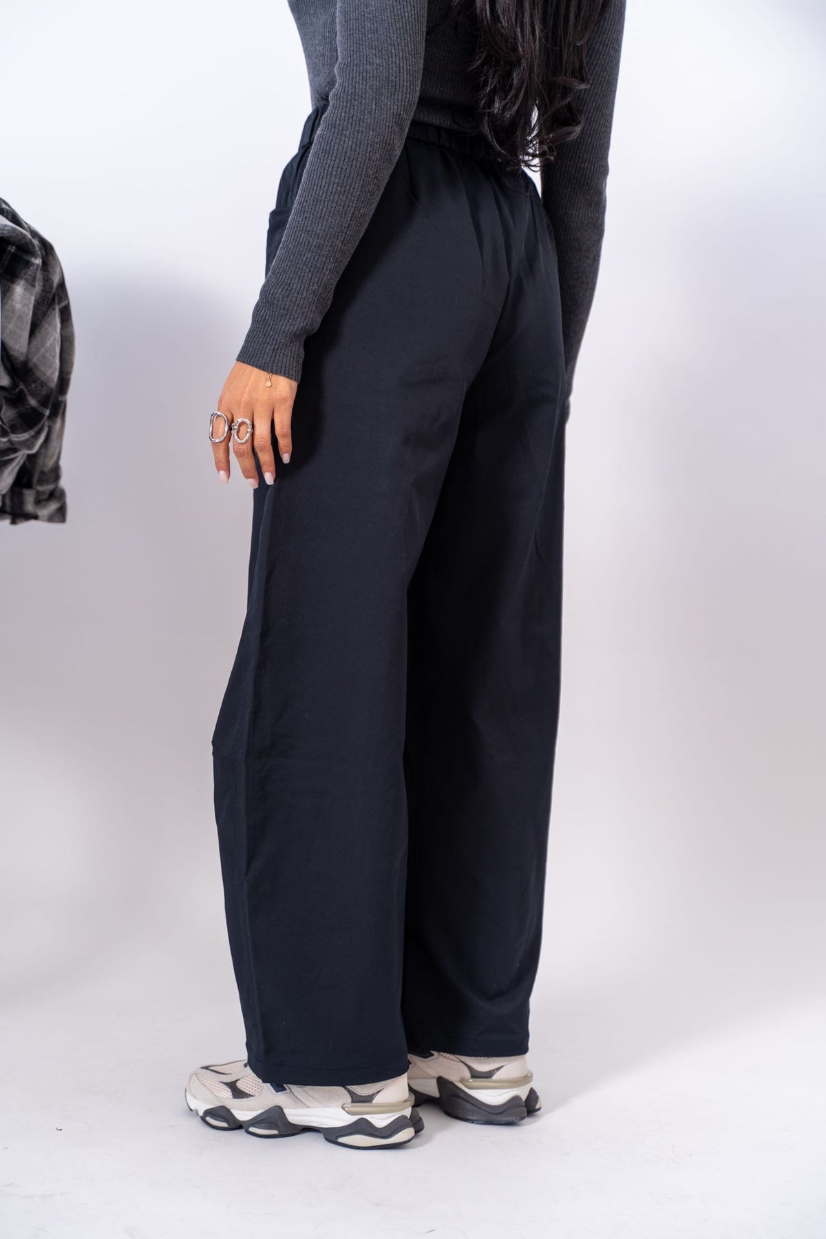 Pantalone Slouchy Black