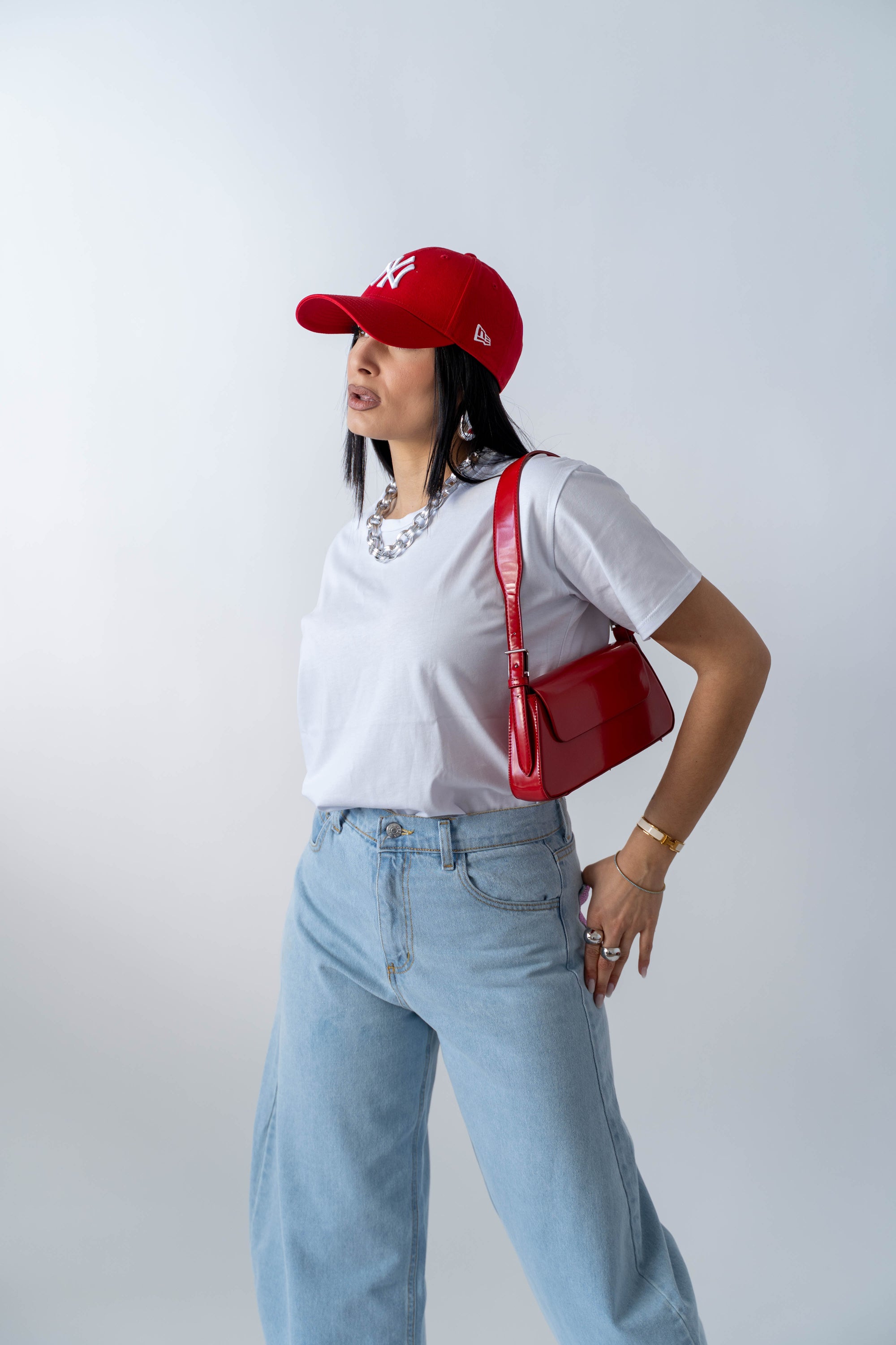 T-Shirt White Basic - Stylish Moda