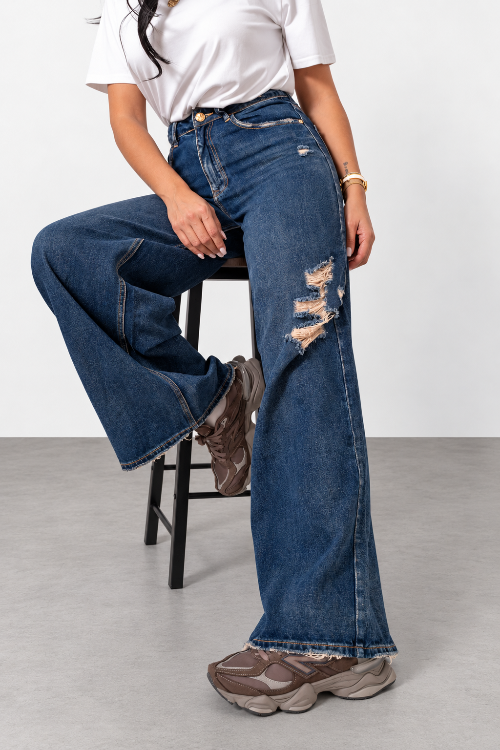 Jeans Strain Wide Leg