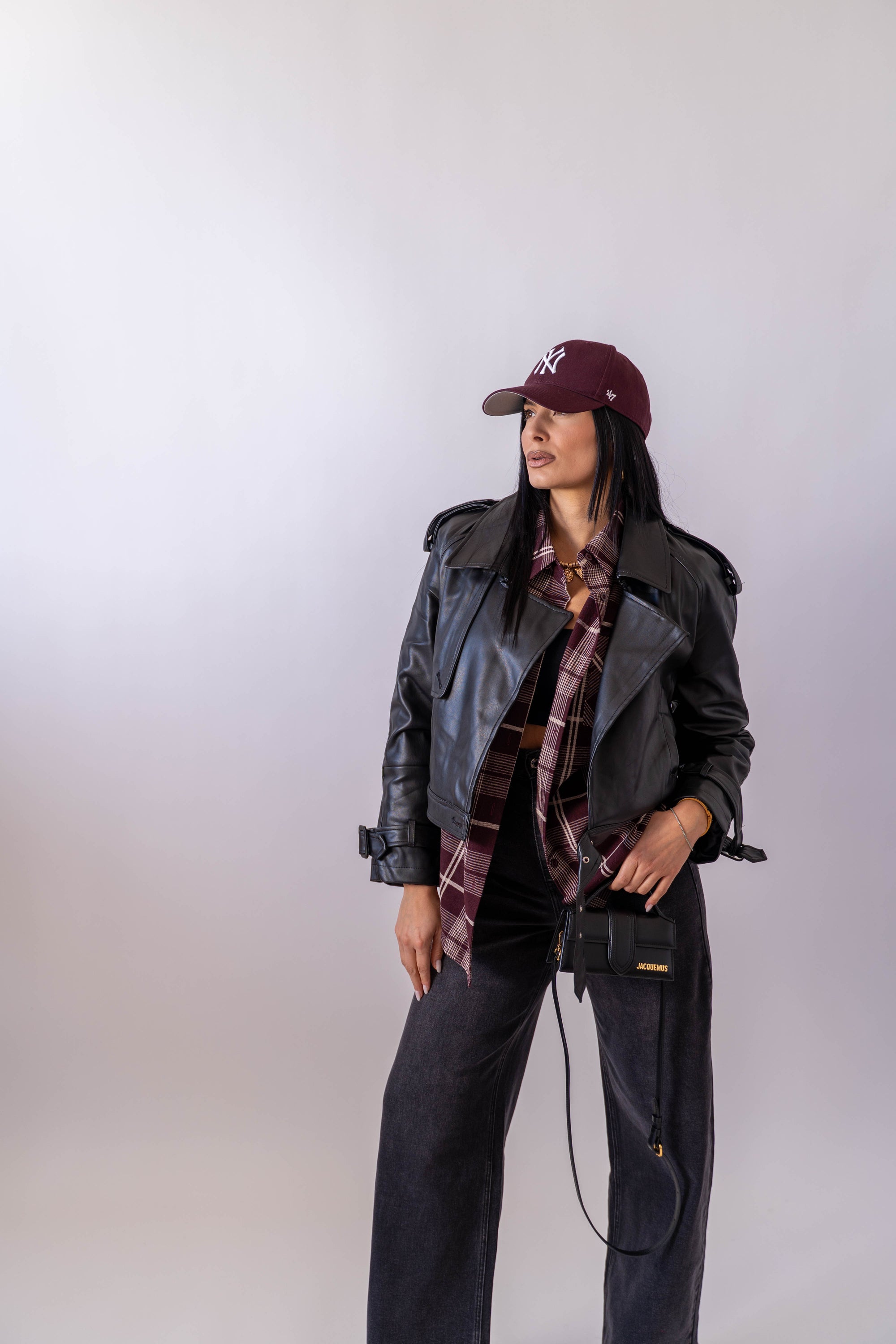 Chiodo In Ecopelle Black - Stylish Moda