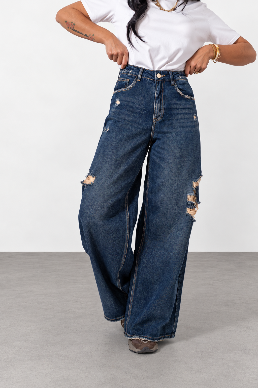 Jeans Strain Wide Leg