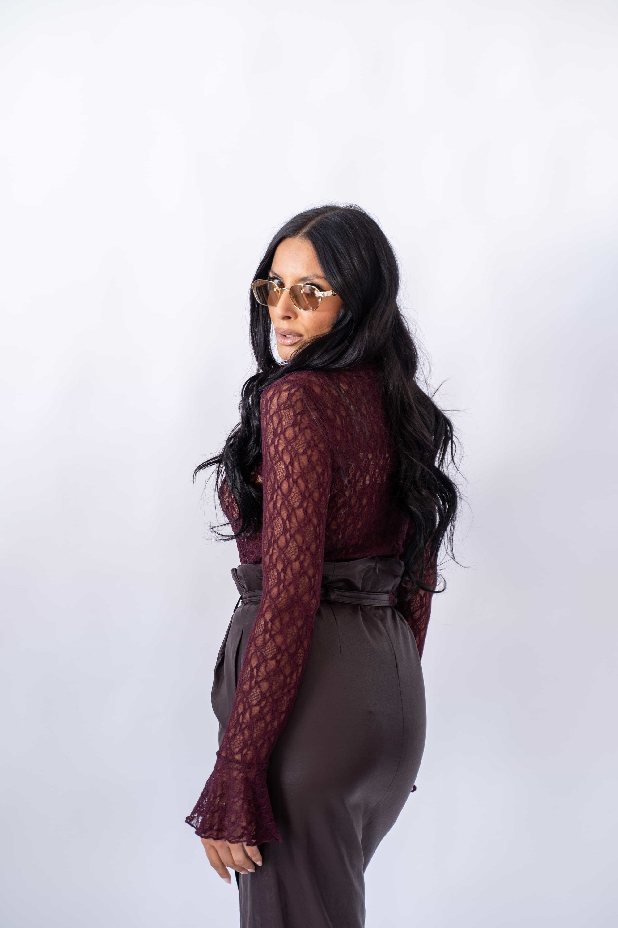 Maglia Lace Wine