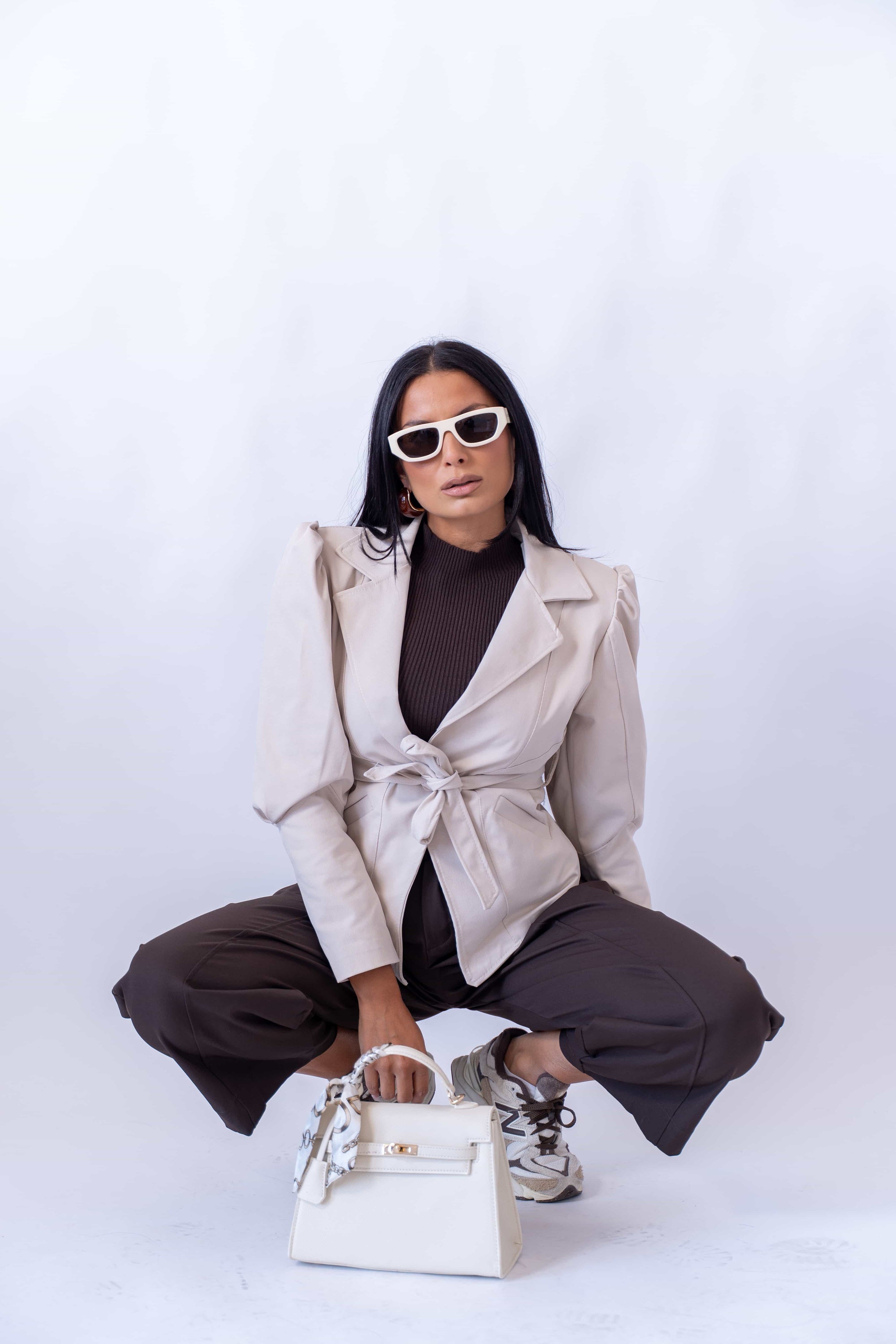 Trench Puff Sleeve