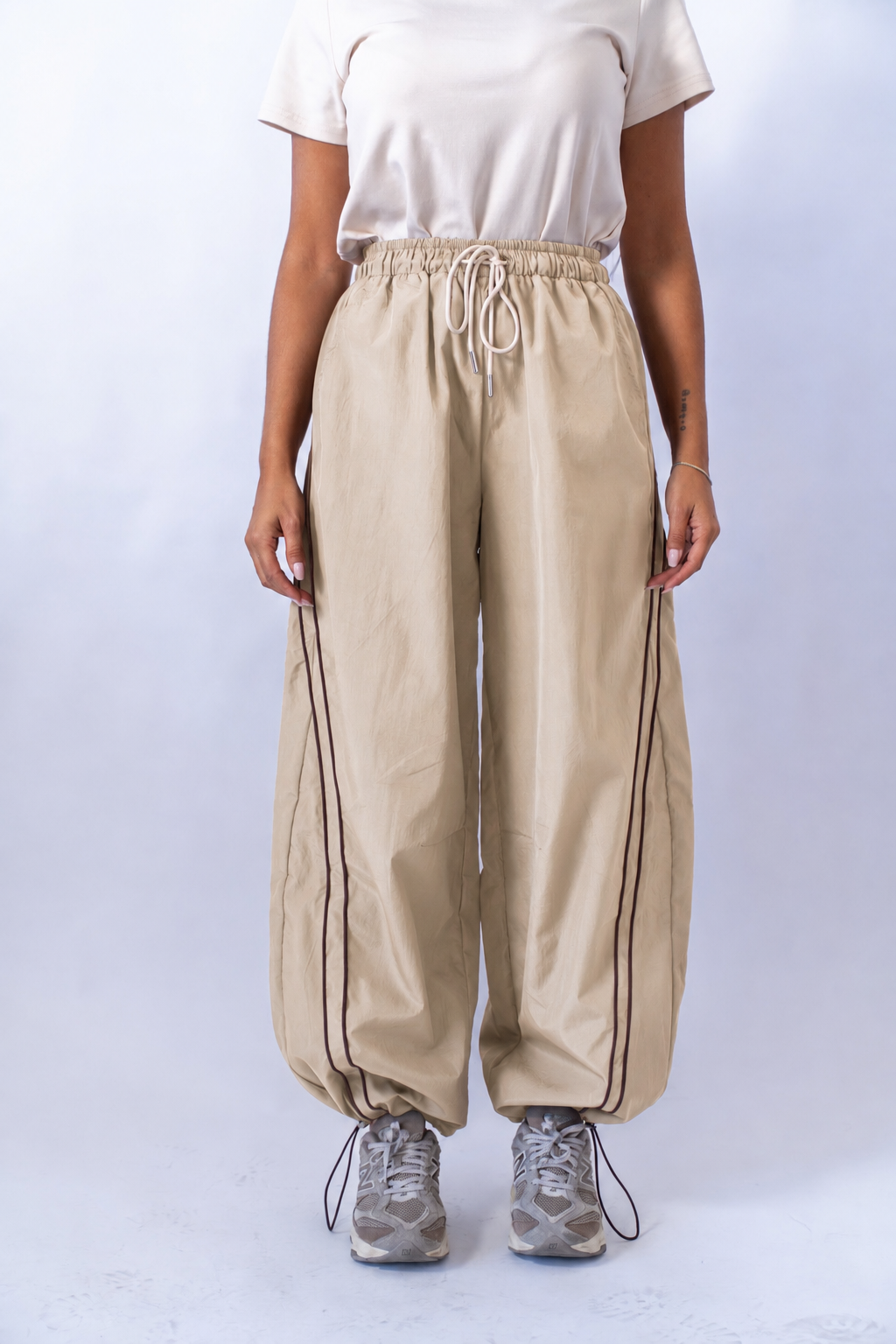 Pantalone Balloon Beige
