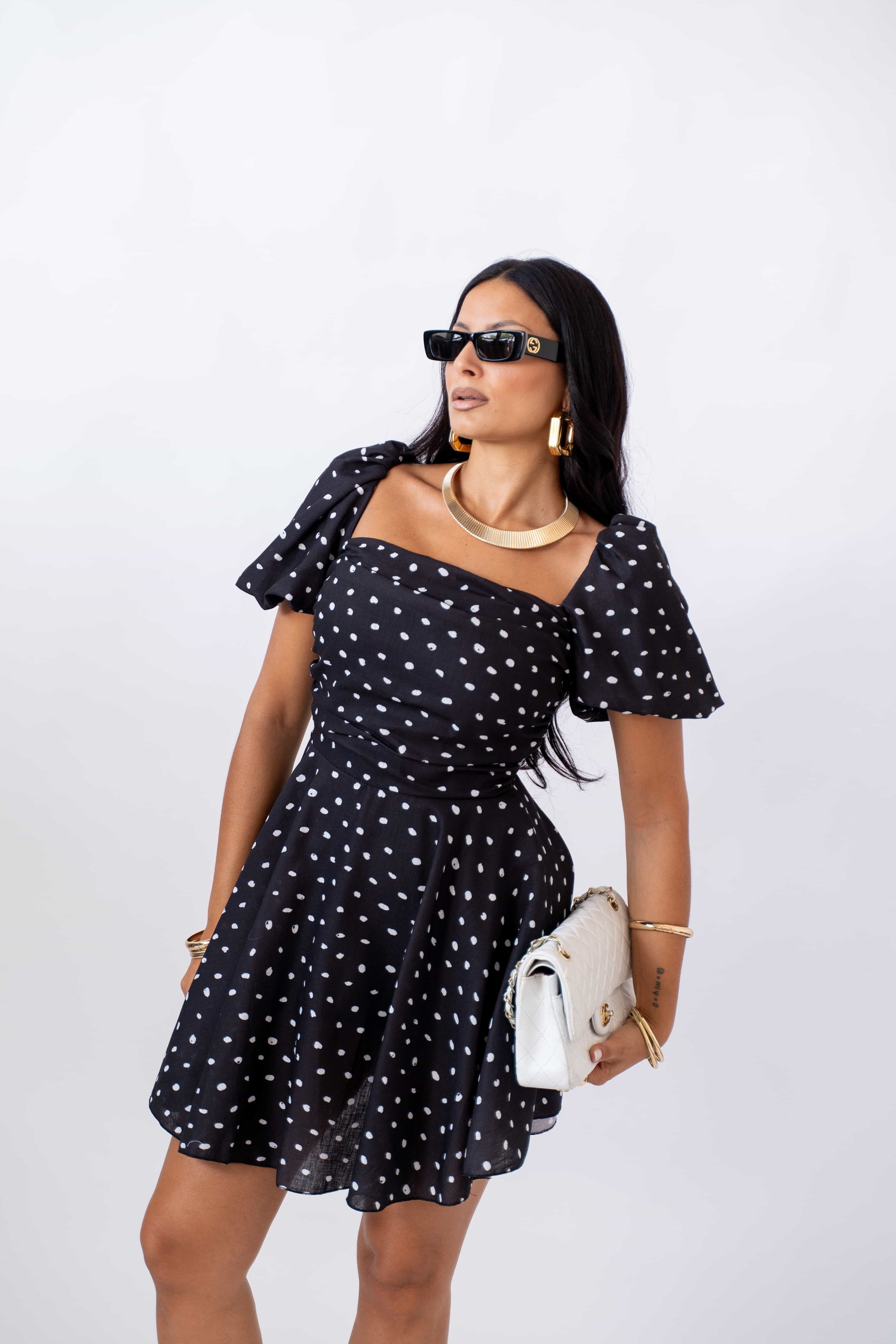 Mini Dress A Pois
