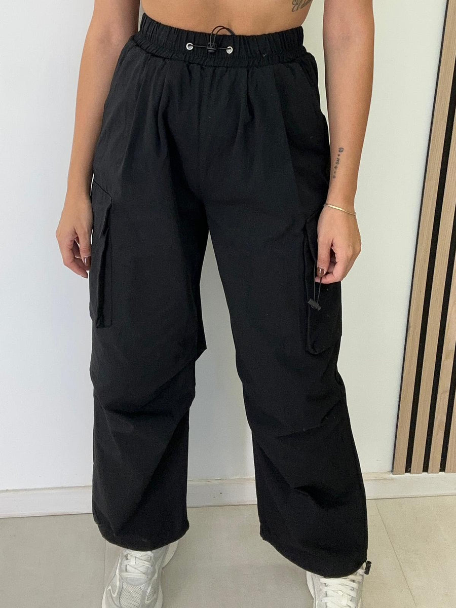 Pantalone Cargo Con Tasche Laterali