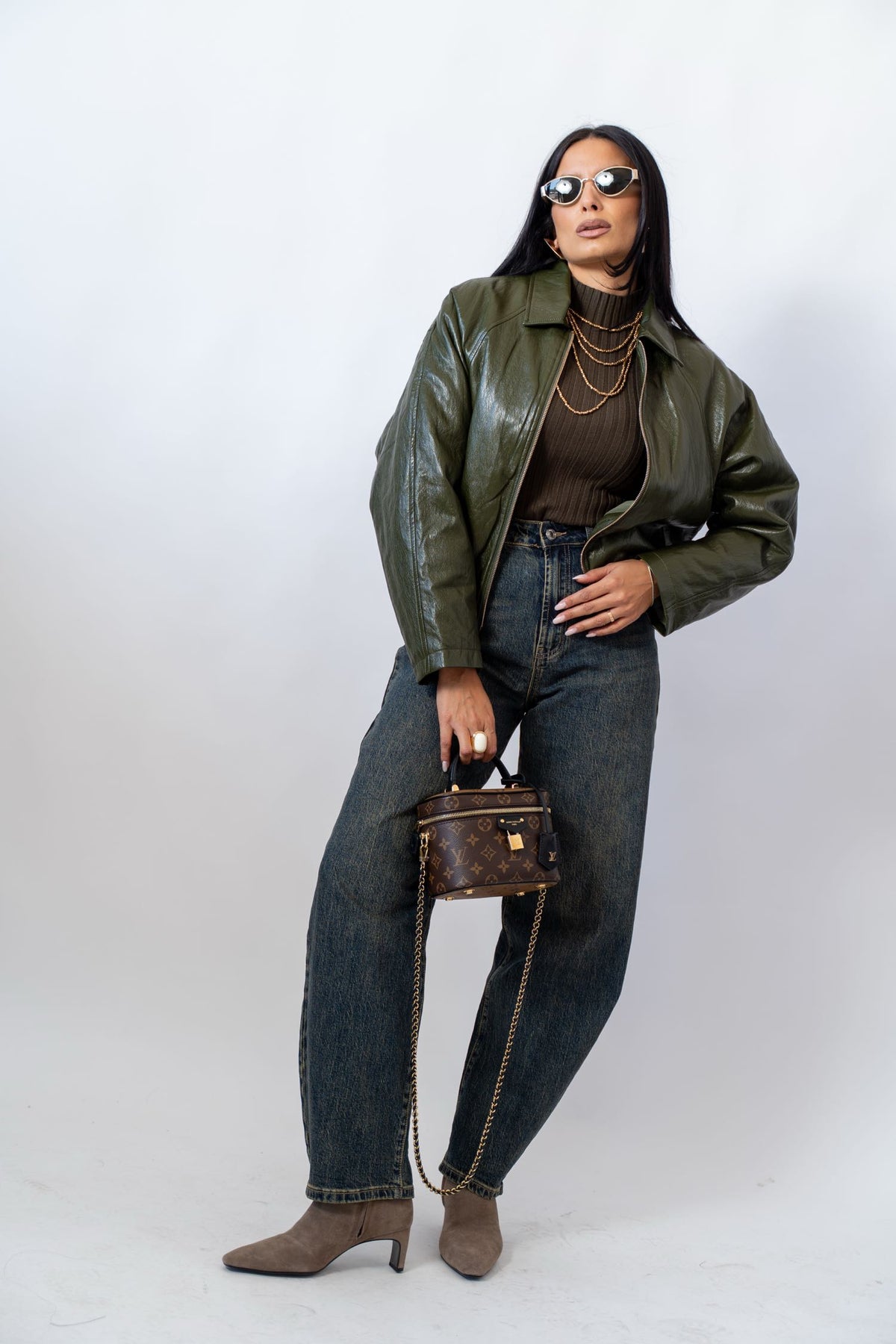 Giubbino Ecopelle Green