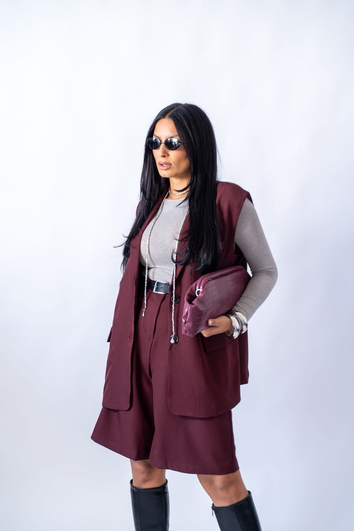 Coordinato Elegance Burgundy