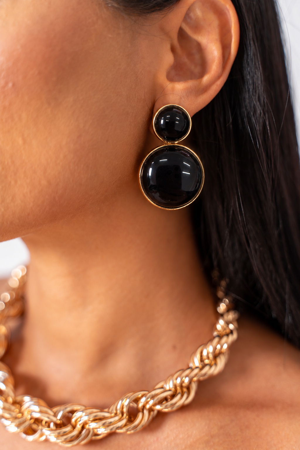 Orecchi Circle Black