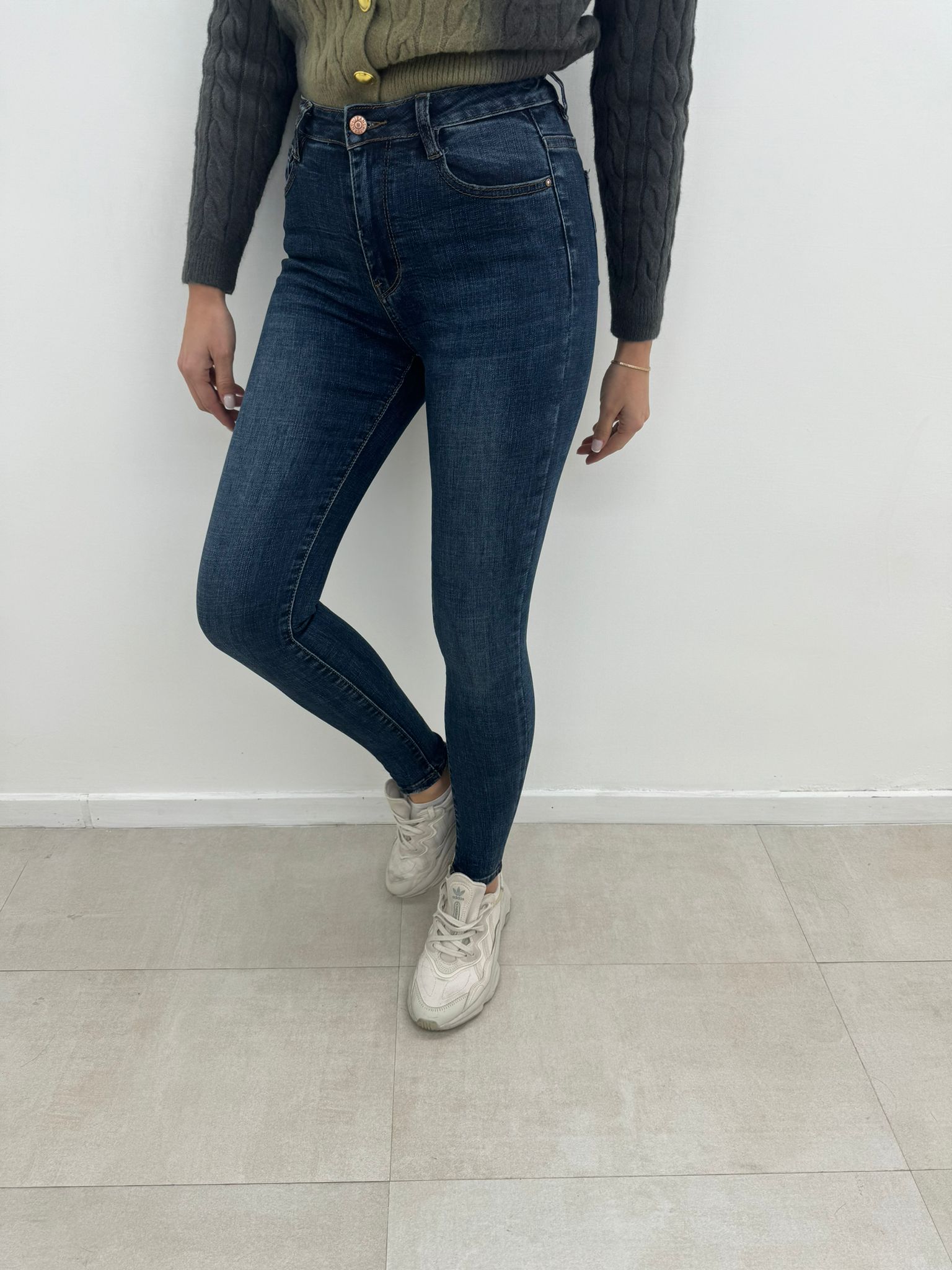 Jeans Skinny Vita Alta