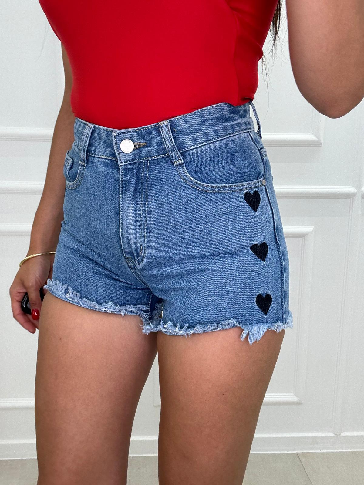 Shorts Con Cuori