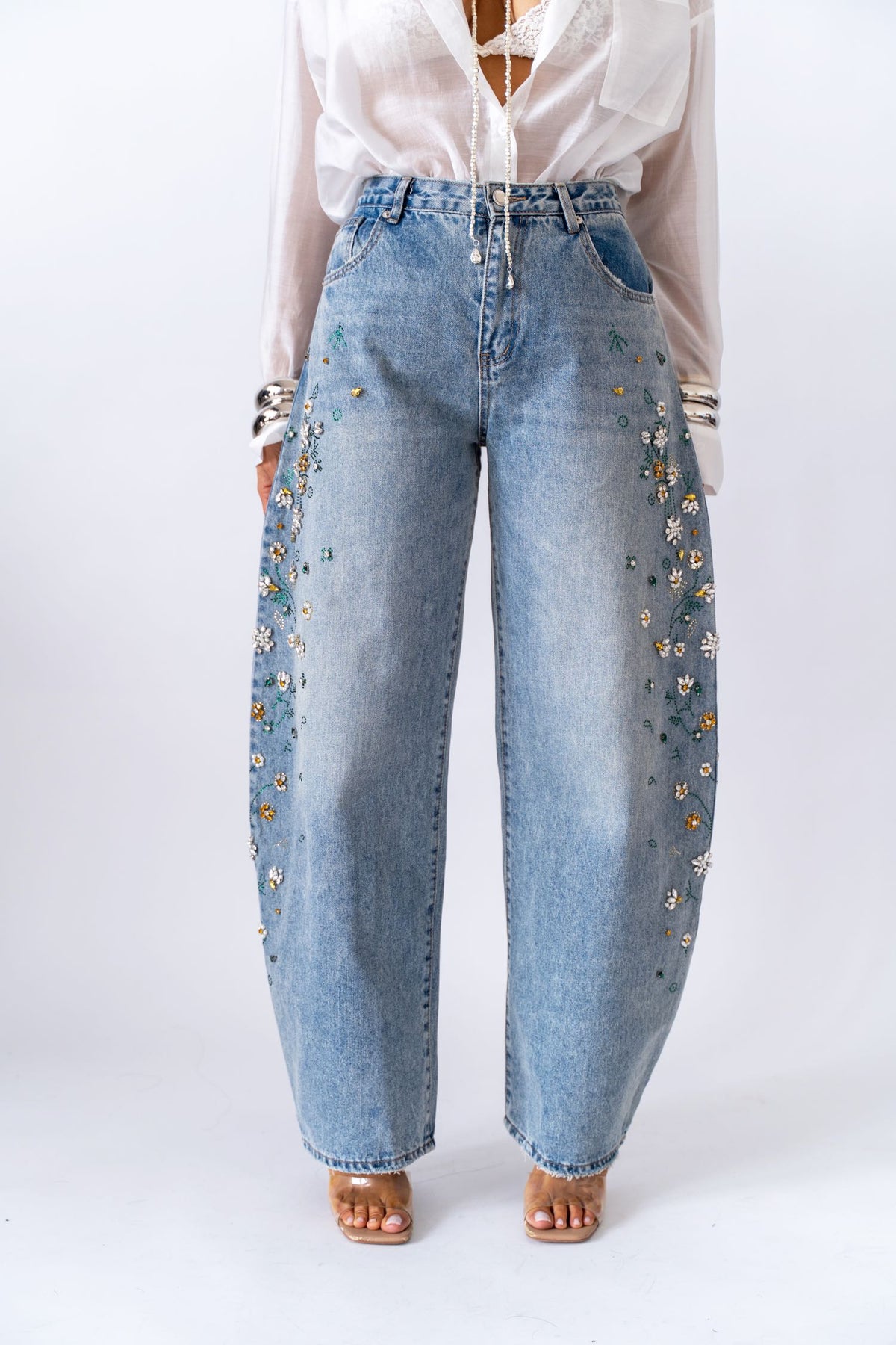 Jeans Ballon Diamonds
