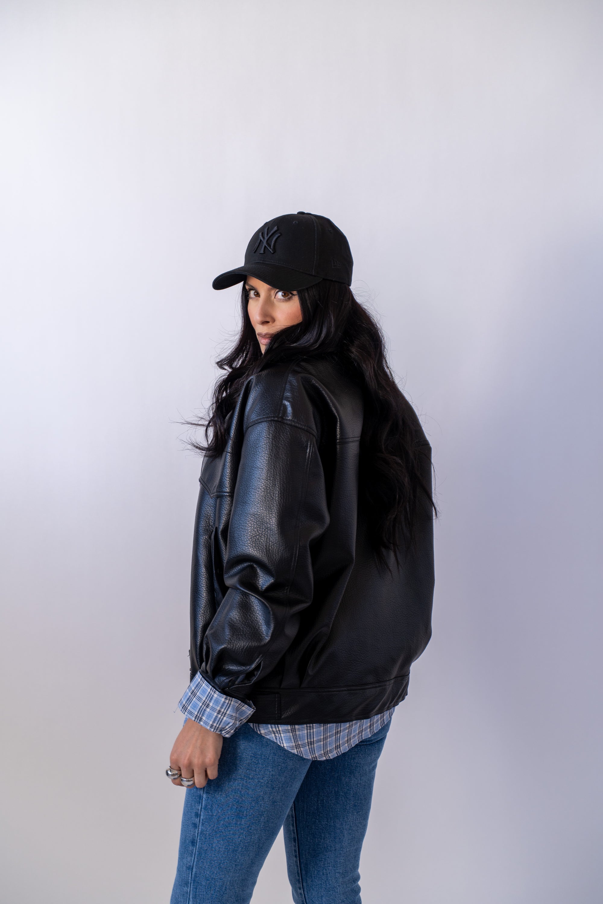 Chiodo Ecopelle Noir