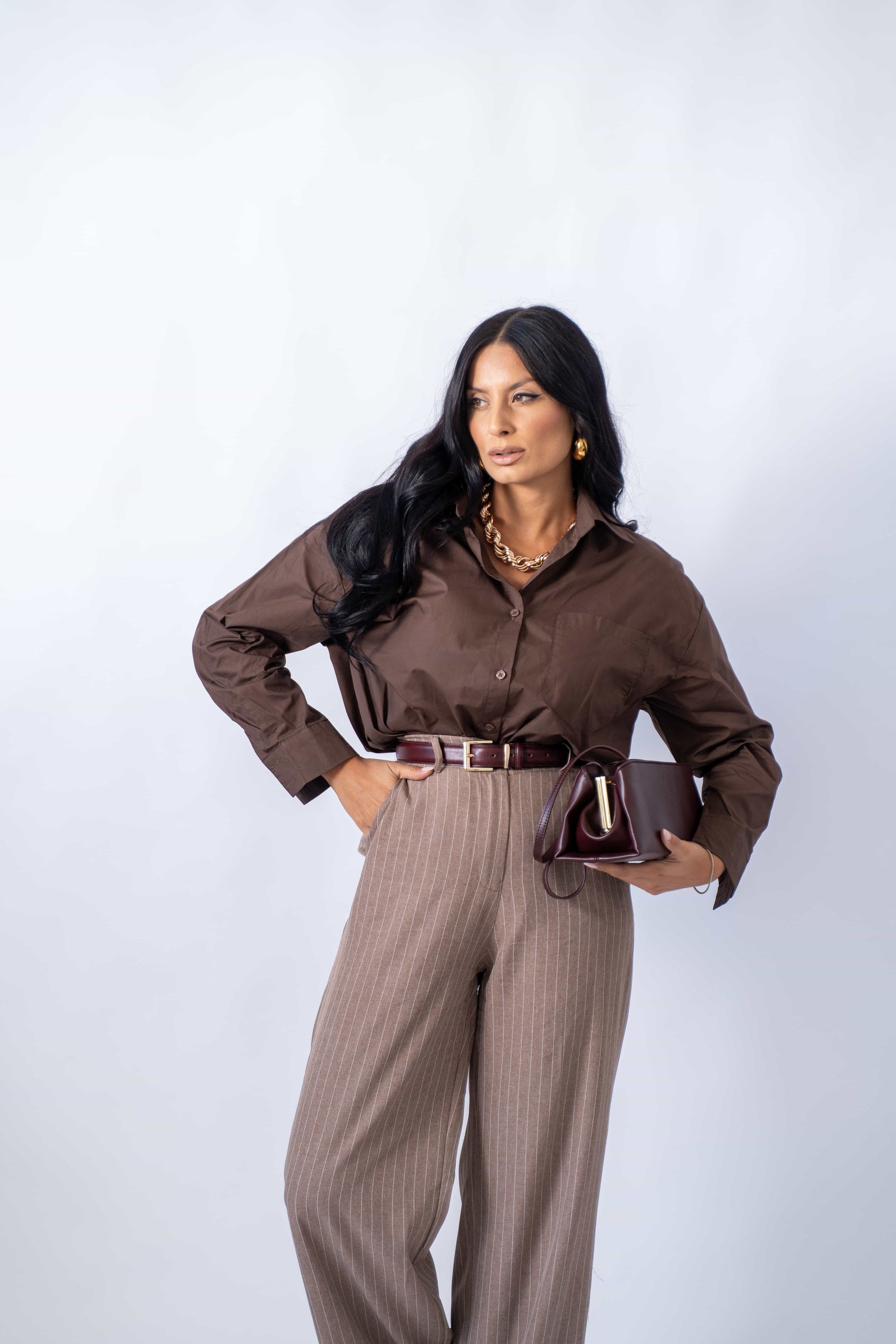 Camicia Over Brown