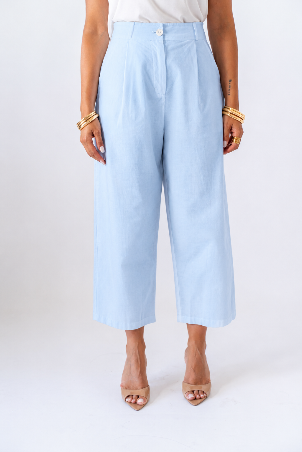 Pantalone Di Lino Sky