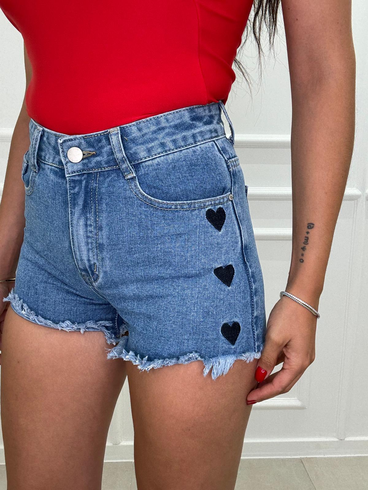 Shorts Con Cuori