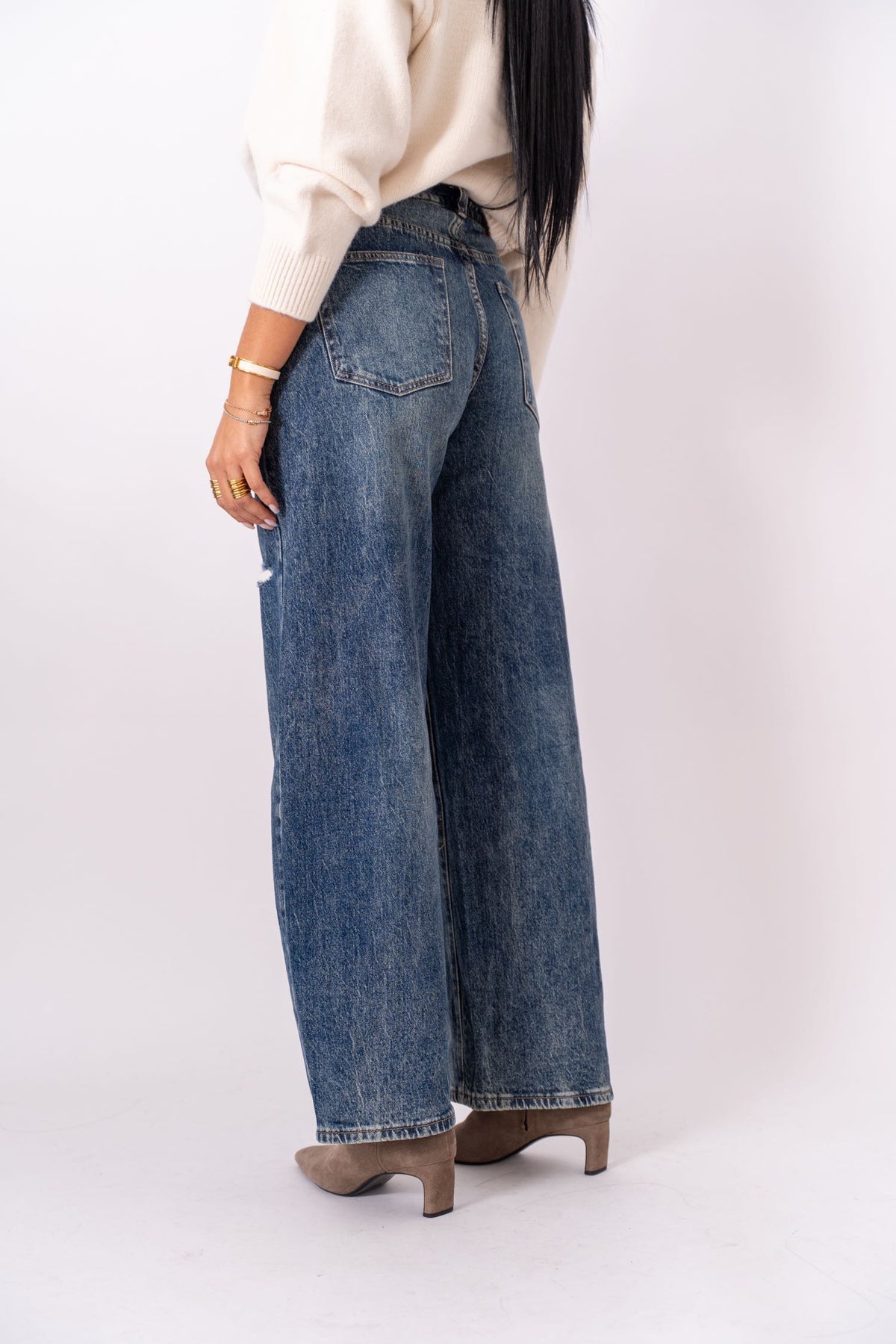 Jeans Ballon Denim Blue