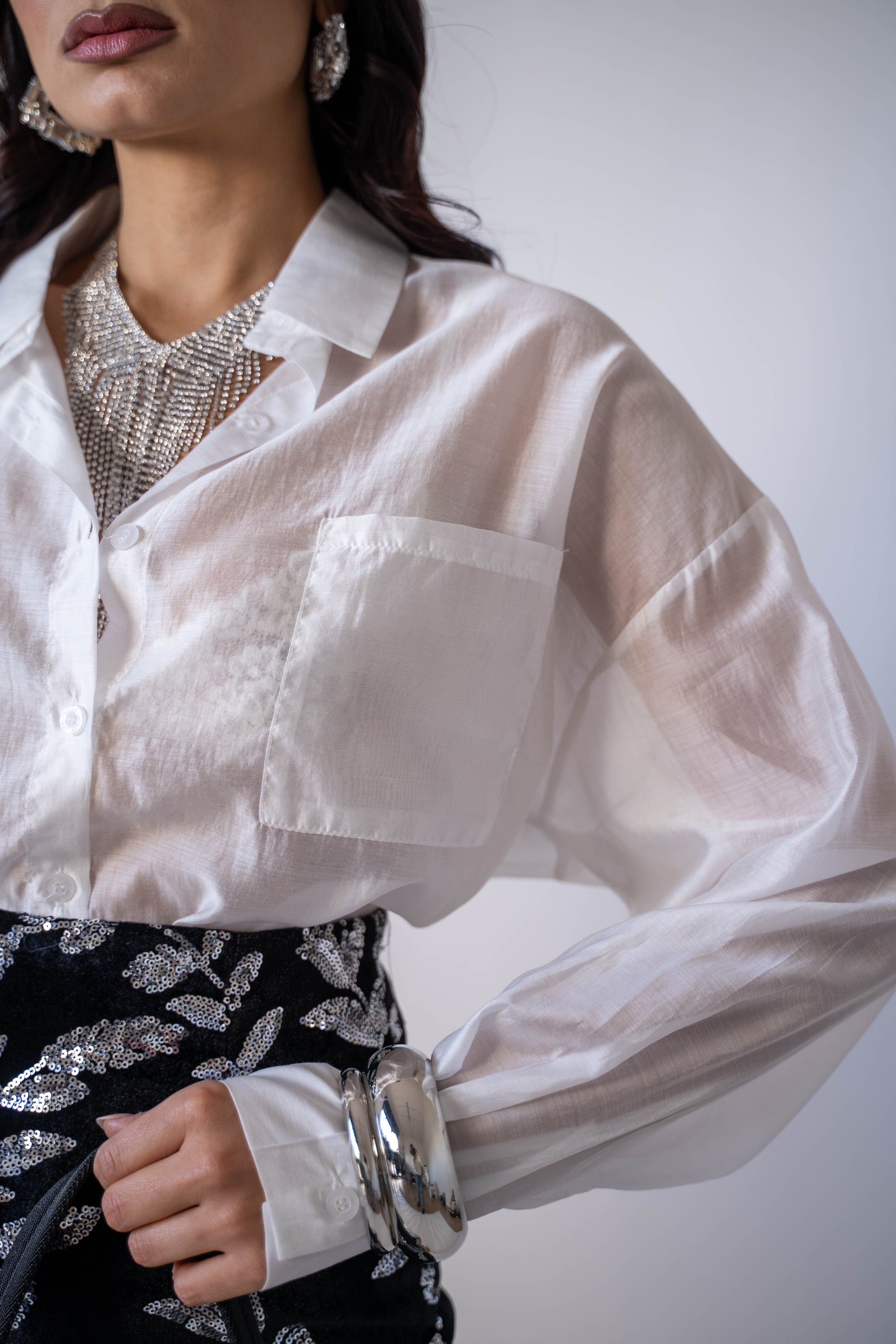 Camicia Velata White