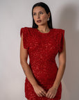 Abito Con Paillettes Star