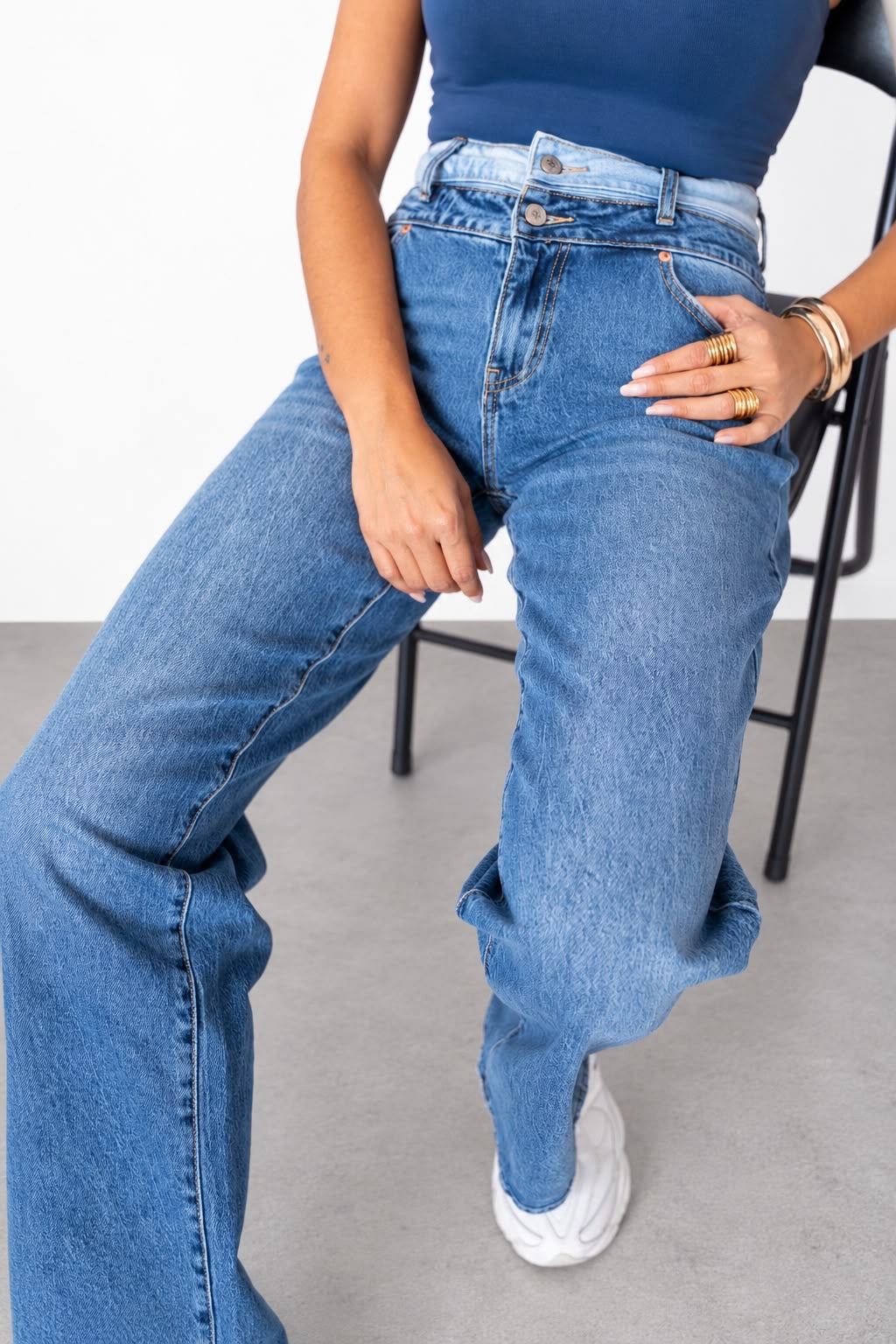 Jeans Double Closure