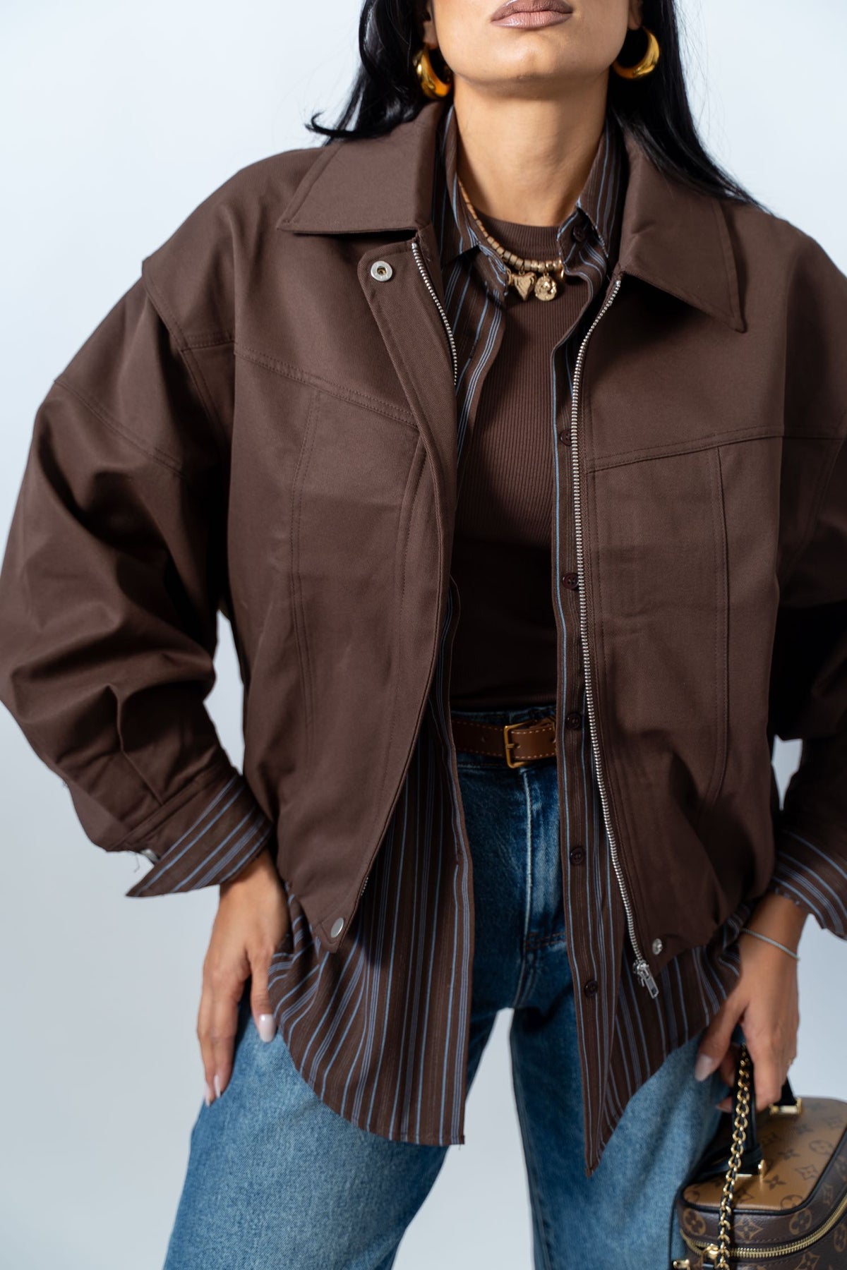 Giubbino Ballon Brown