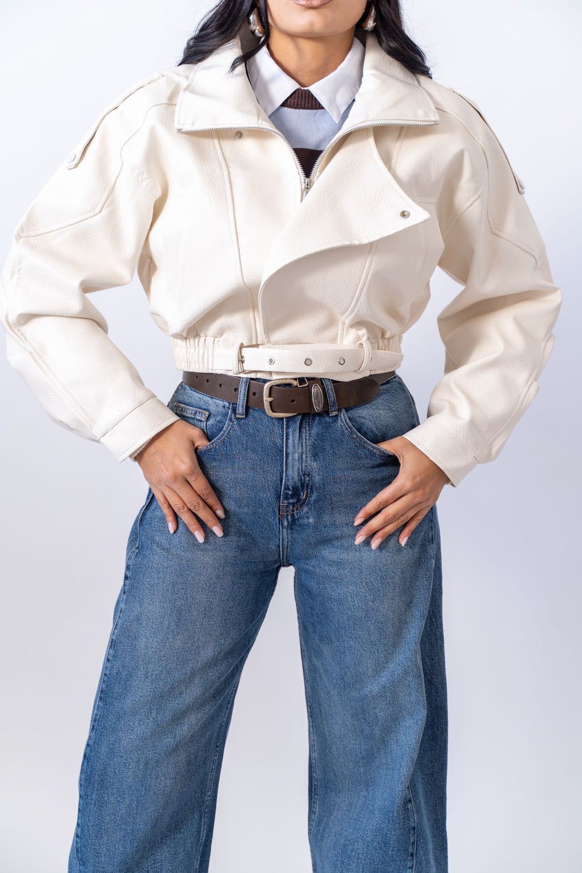 Chiodo Crop Withe