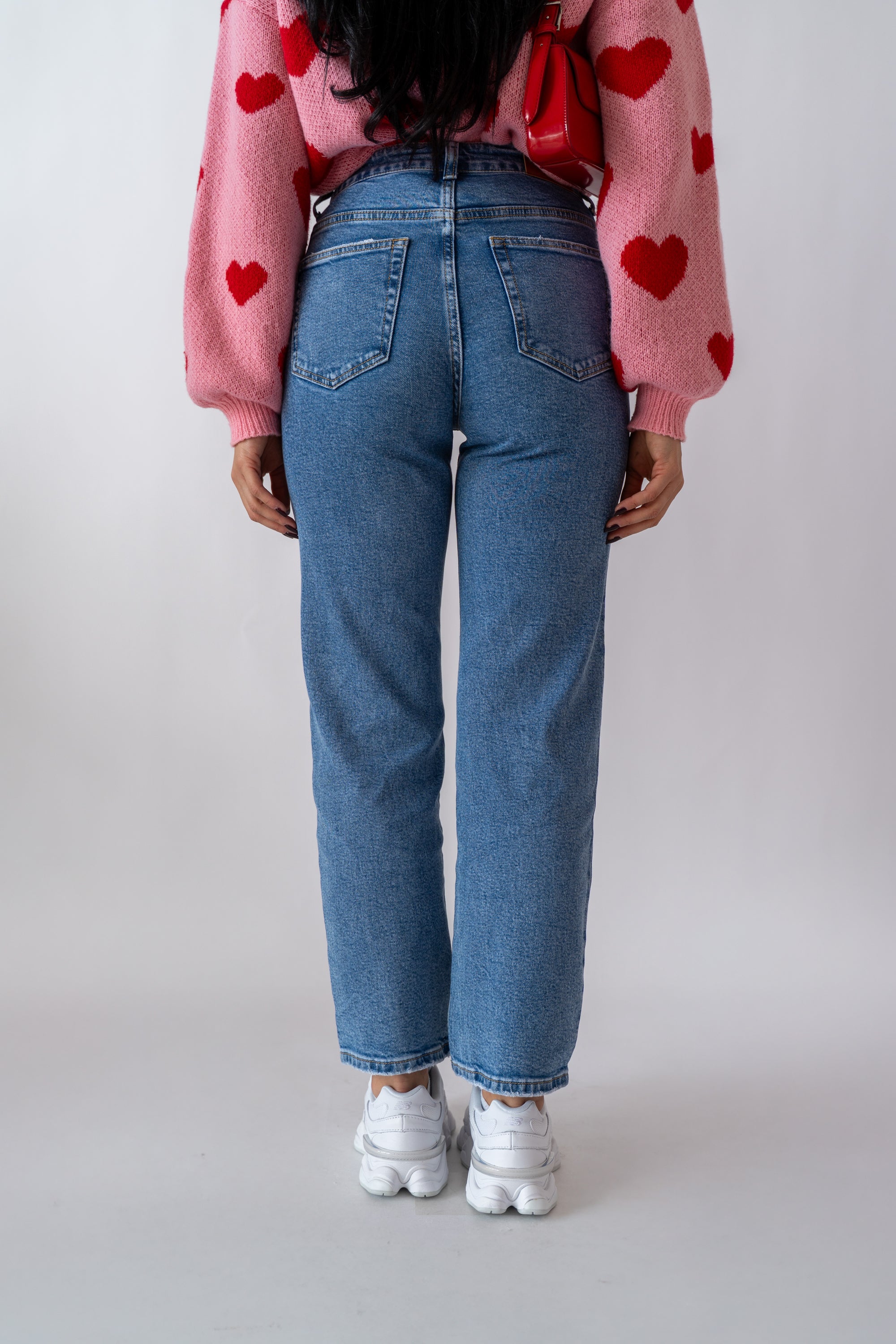 Jeans Mom Denim Blu - Stylish Moda