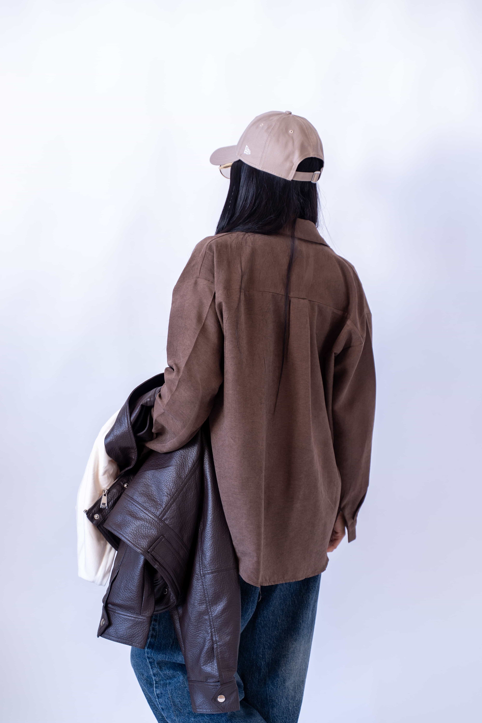 Camicia Basic Brown