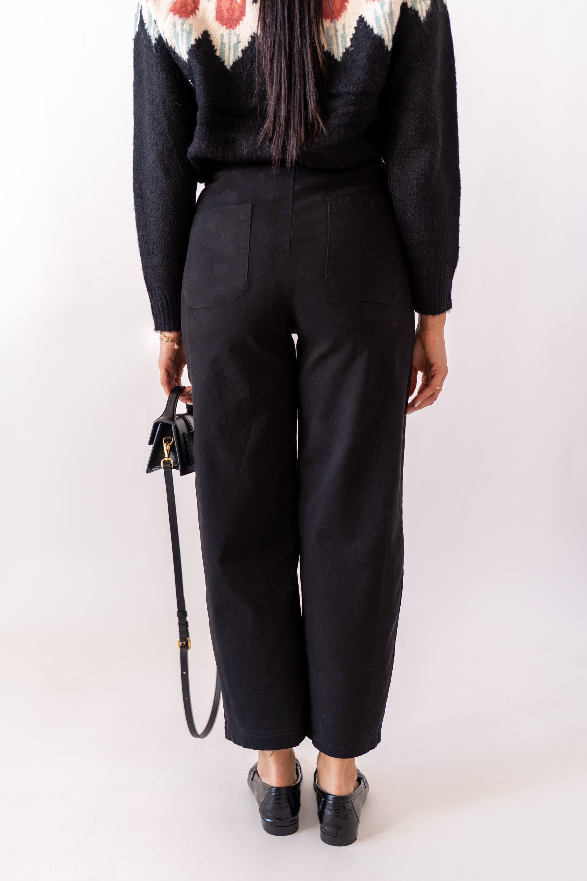 Pantalone Slouchy Black