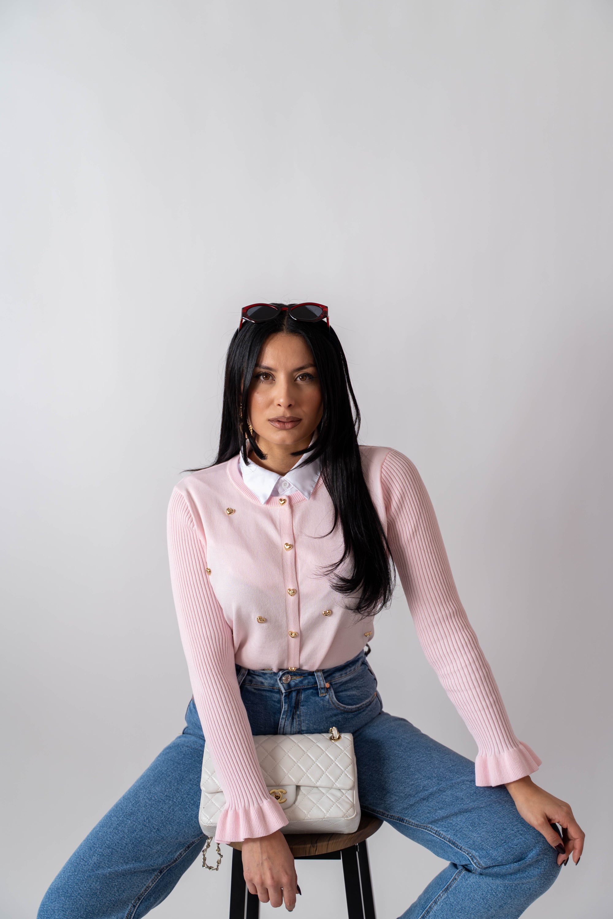 Cardigan Golden Hearts - Stylish Moda