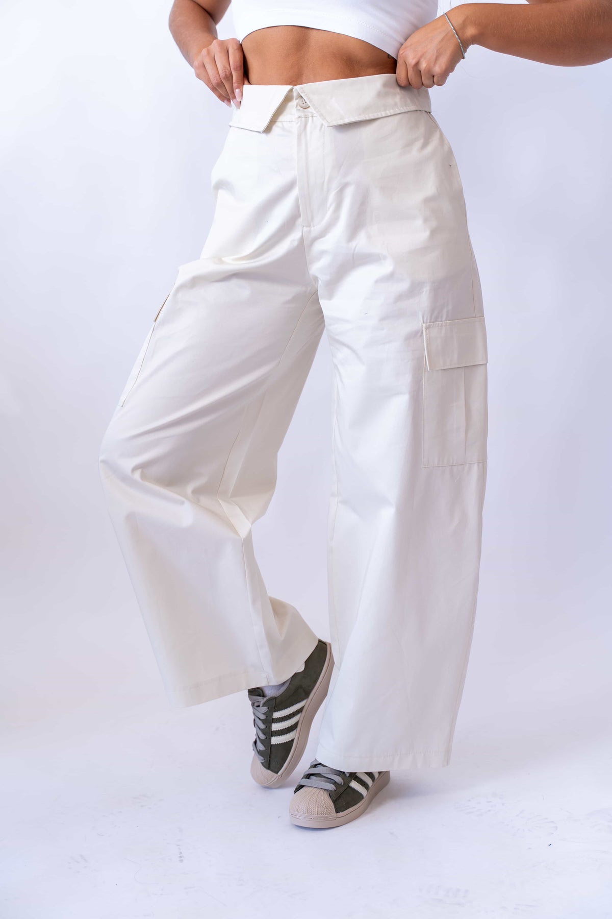 Pantalone Balloon Cream