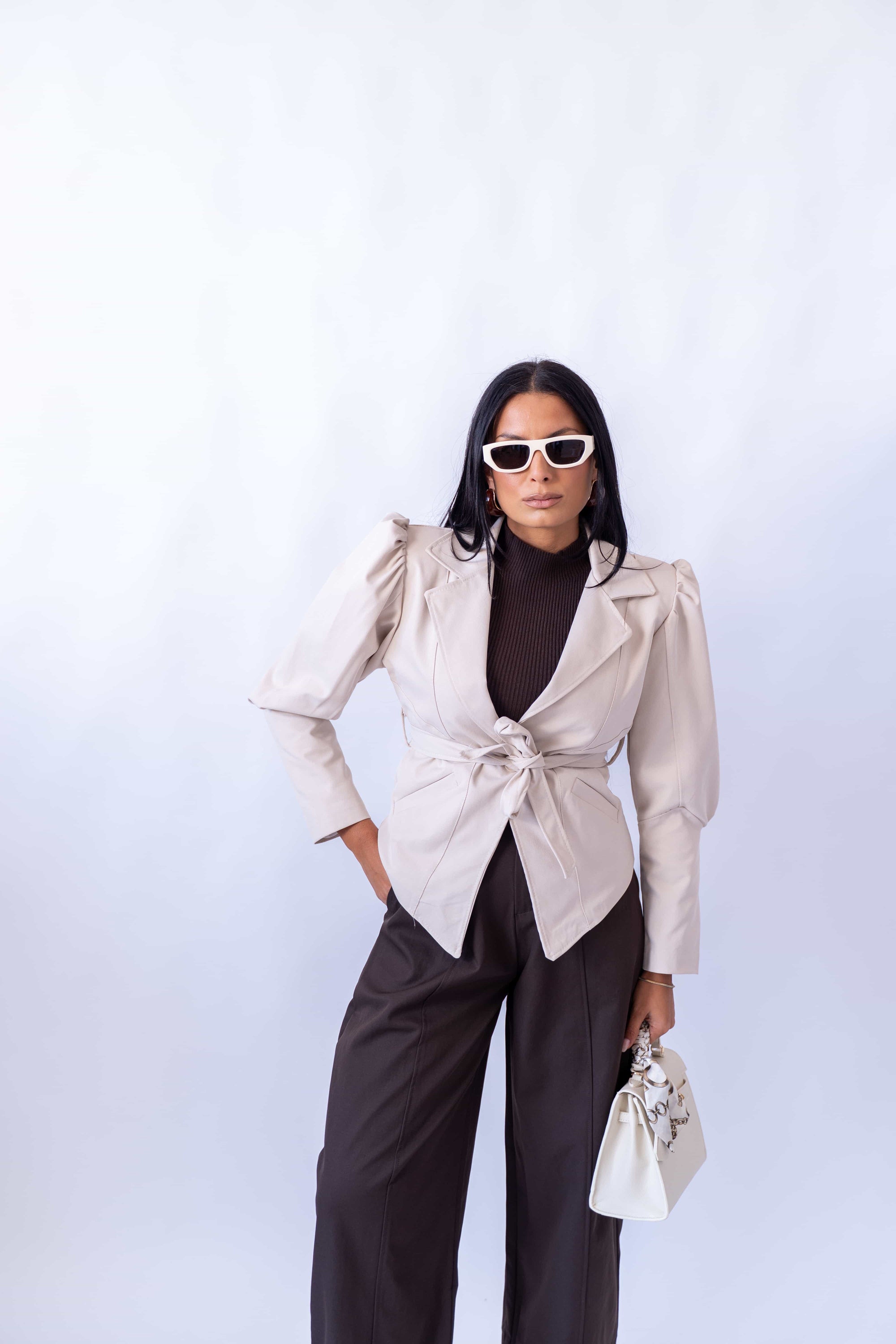 Trench Puff Sleeve