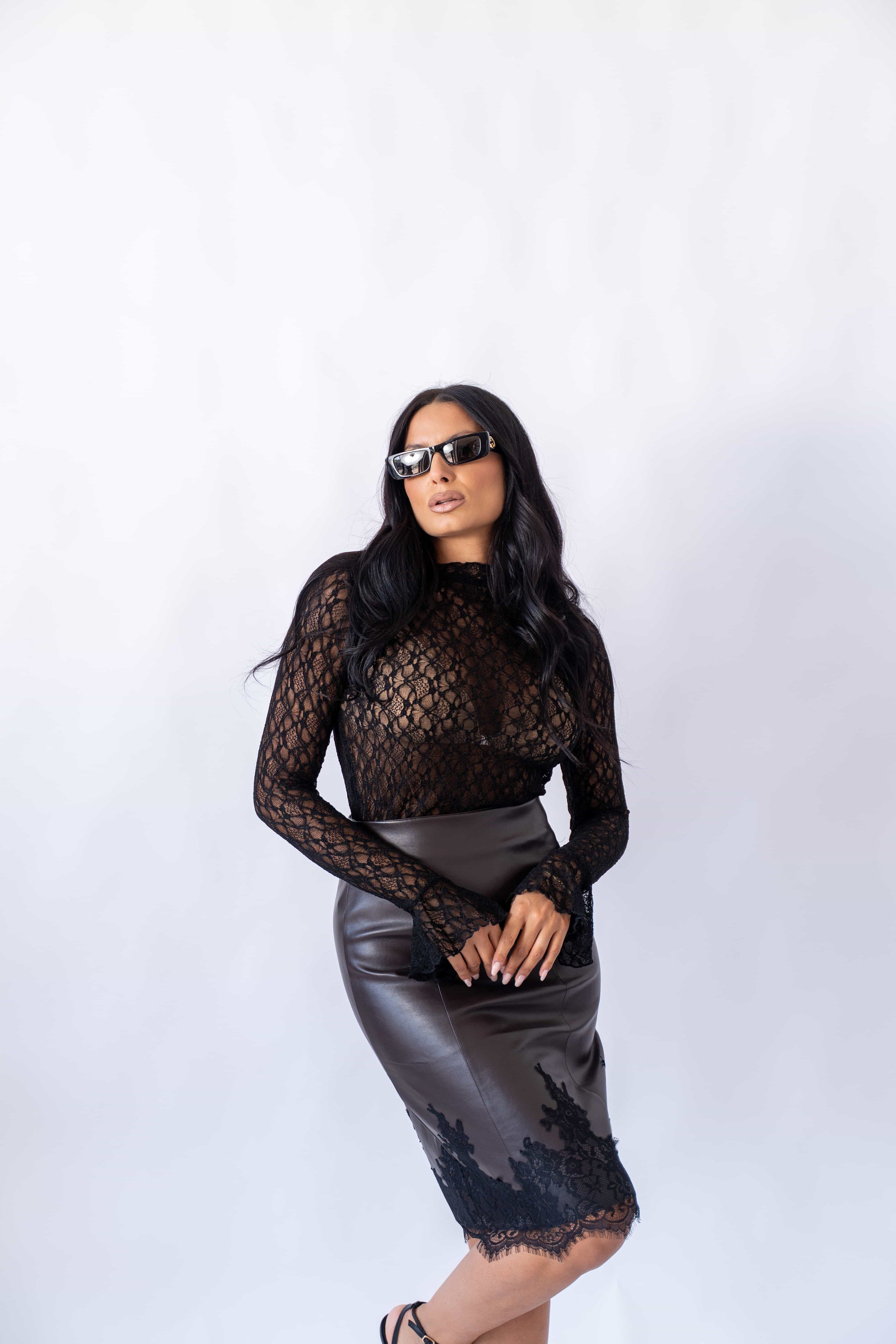 Maglia Lace Black