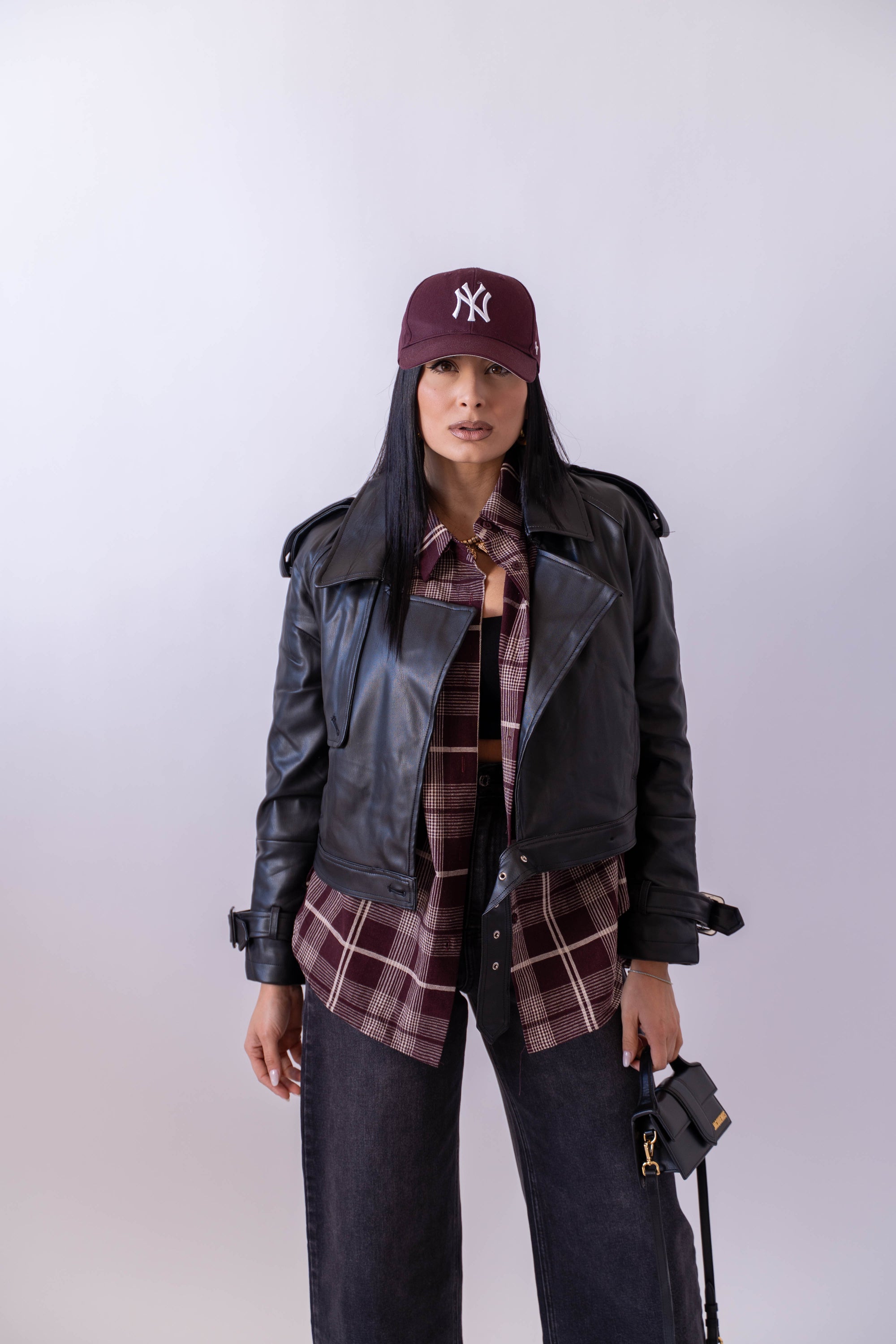 Chiodo In Ecopelle Black - Stylish Moda