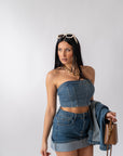 Top Denim Alice - Stylish Moda