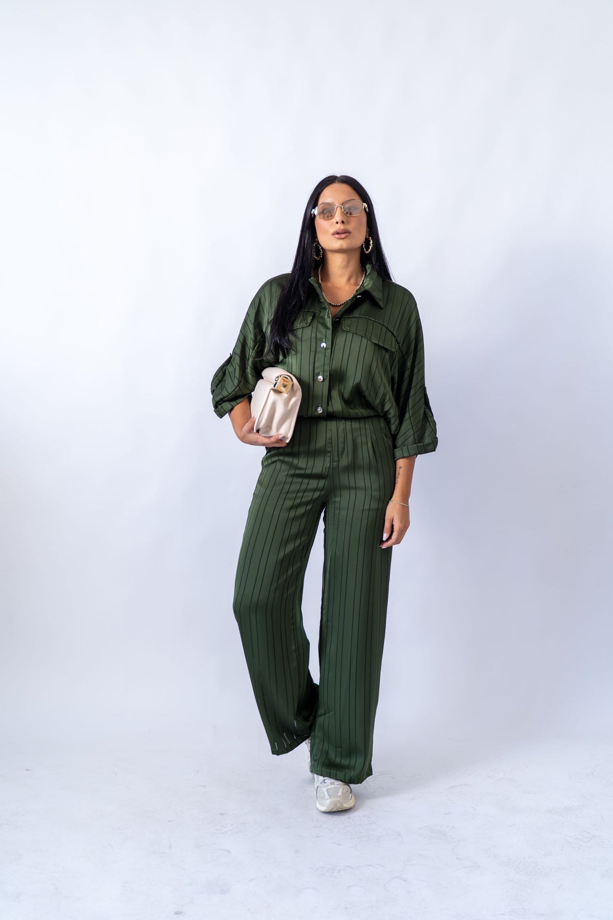 Coordinato Satin Green
