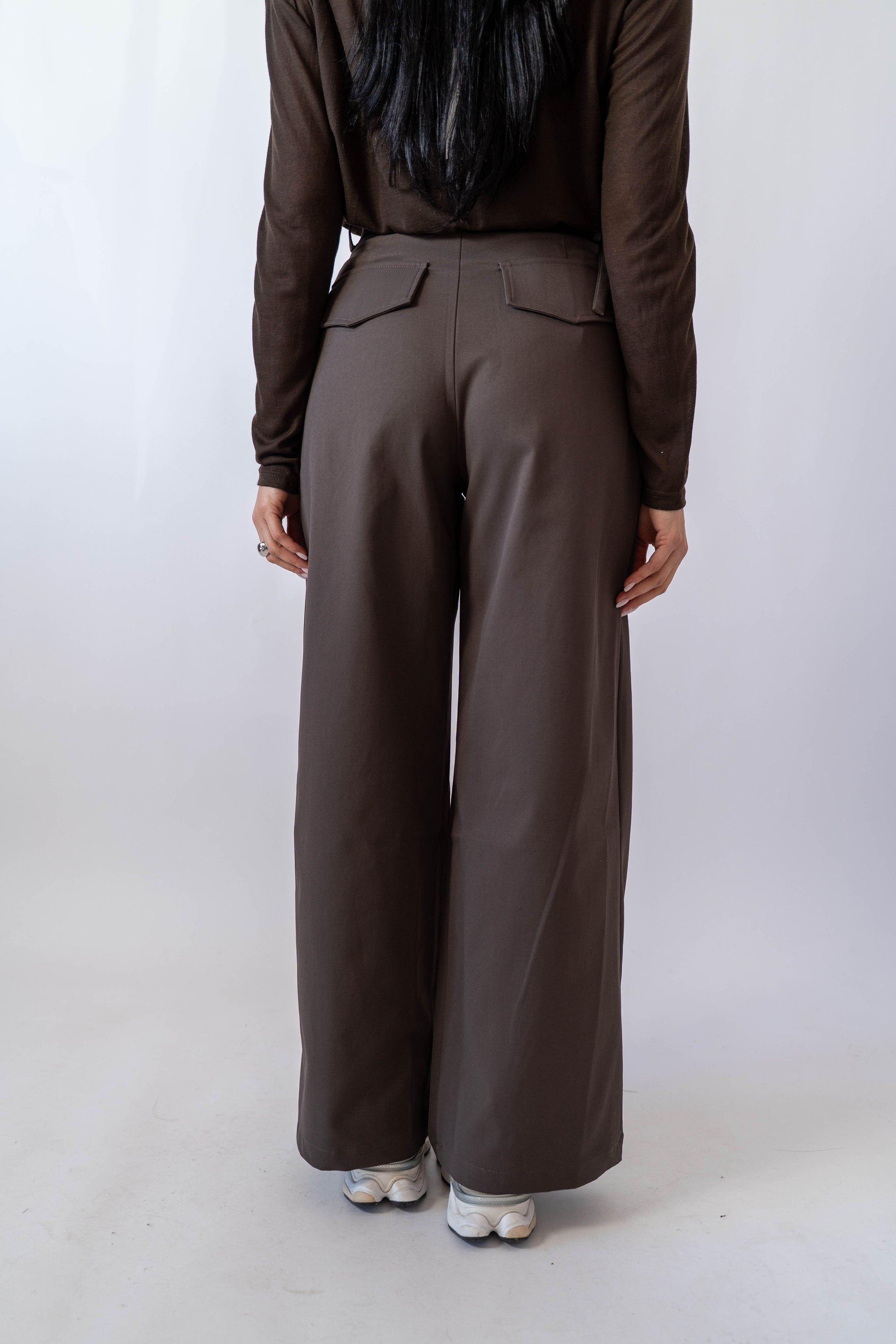 Pantalone Palazzo Con Pinces - Stylish Moda